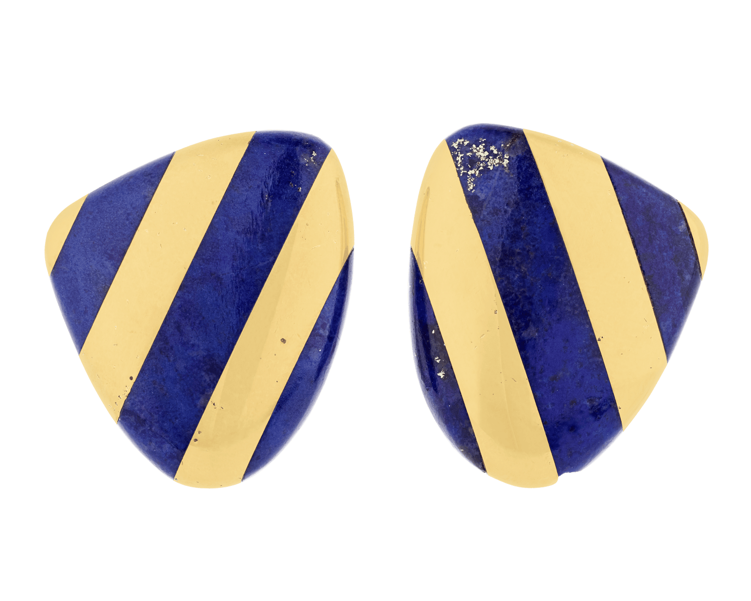 Tiffany & Co. Lapis Lazuli and Gold Earrings