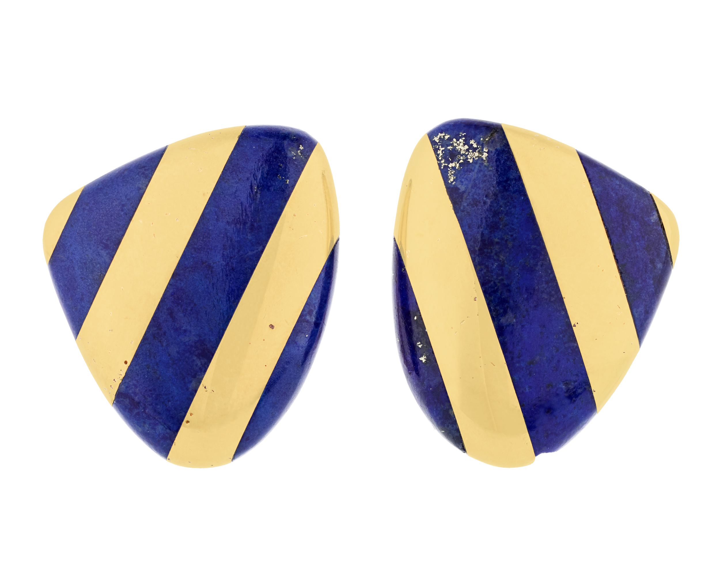 Tiffany & Co. Lapis Lazuli and Gold Earrings