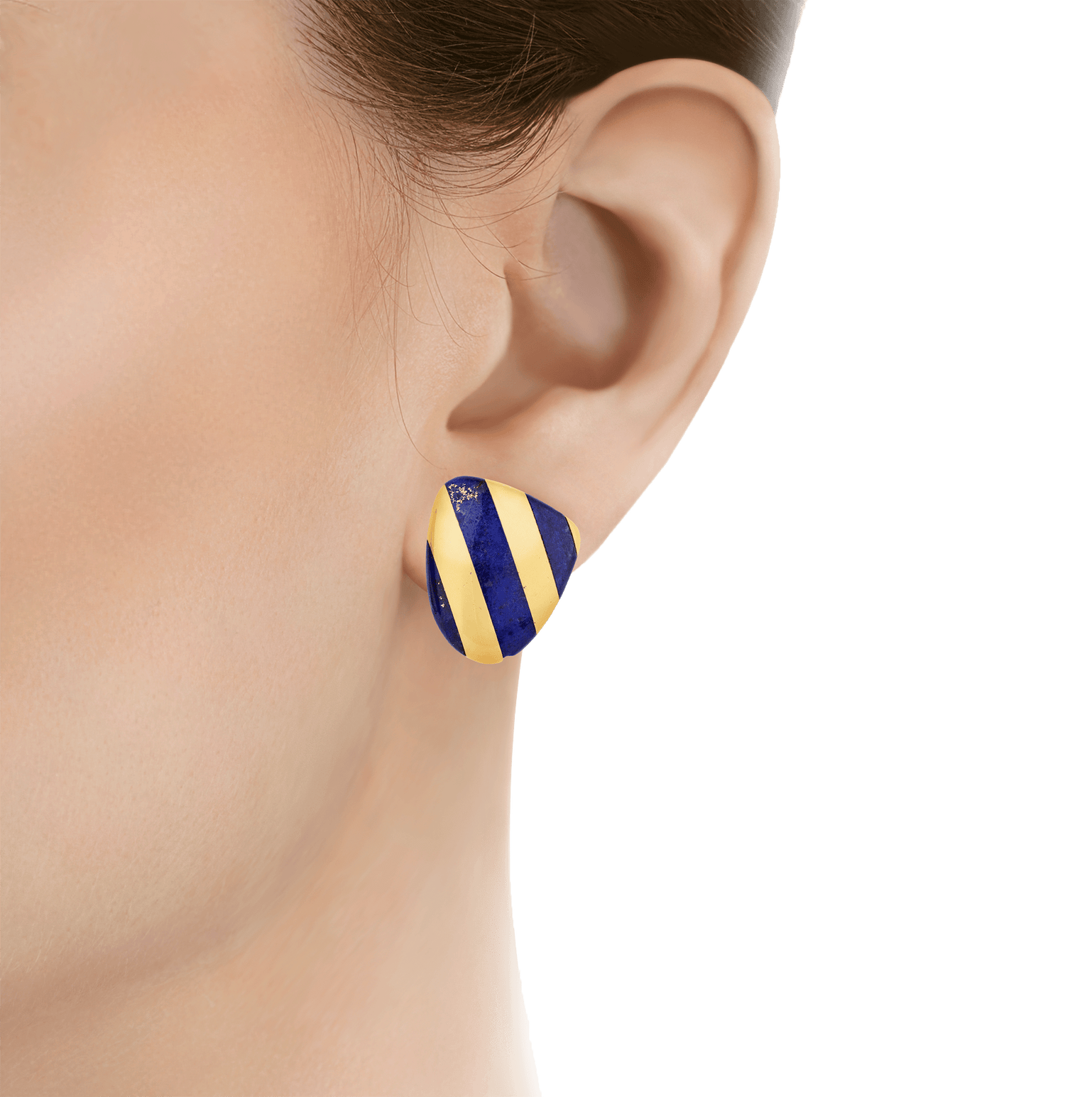 Tiffany & Co. Lapis Lazuli and Gold Earrings