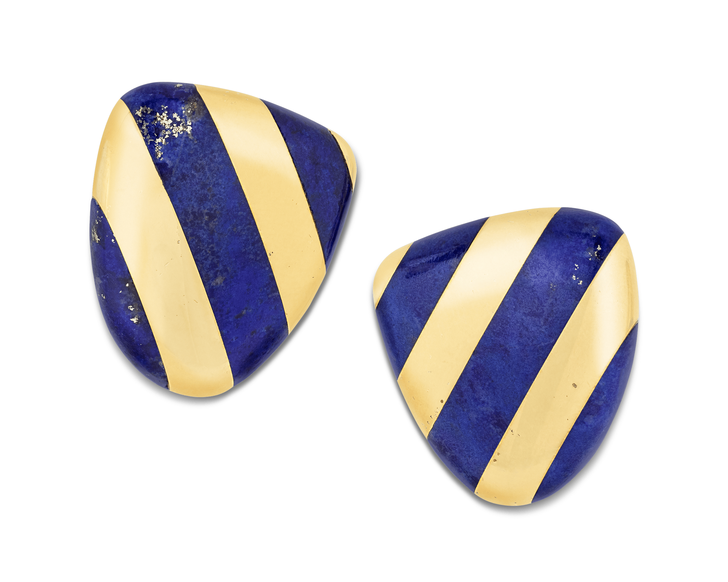 Tiffany & Co. Lapis Lazuli and Gold Earrings