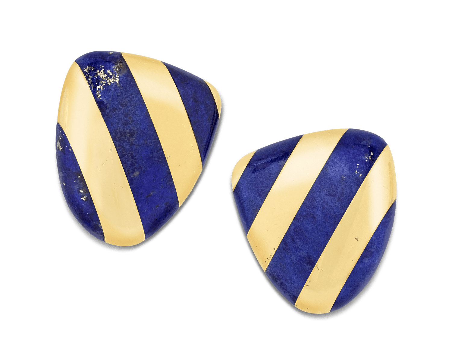 Tiffany & Co. Lapis Lazuli and Gold Earrings