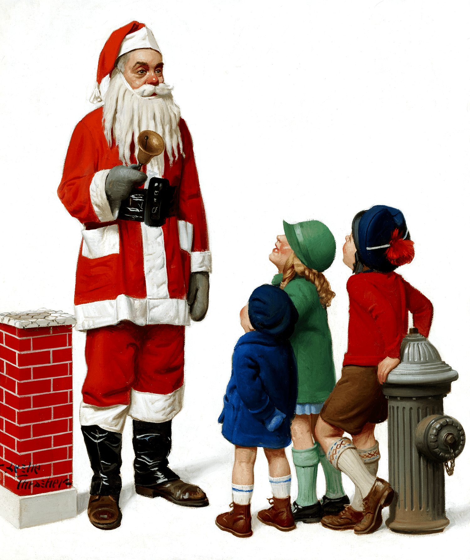 Santa by Leslie Thrasher