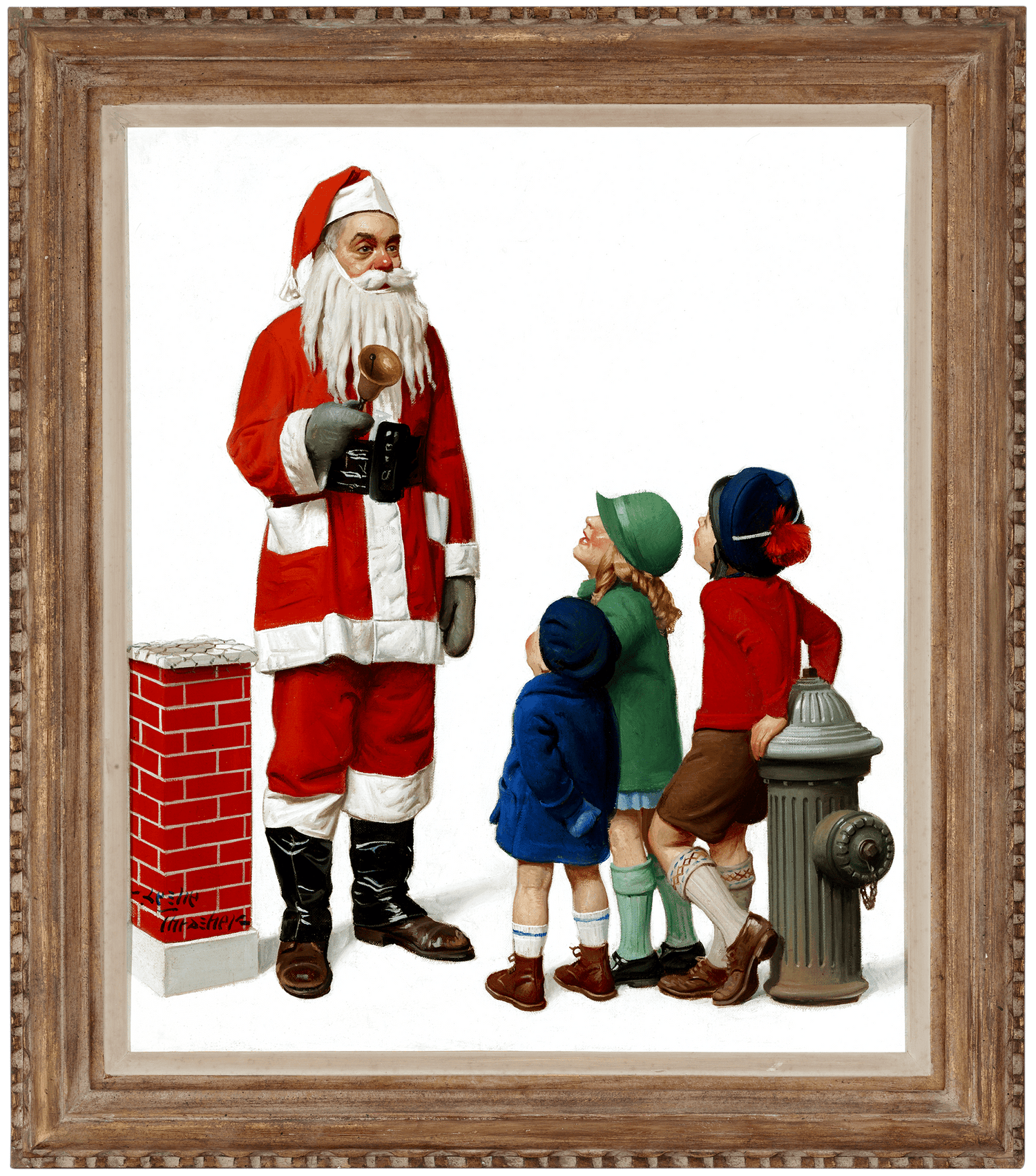 Santa by Leslie Thrasher