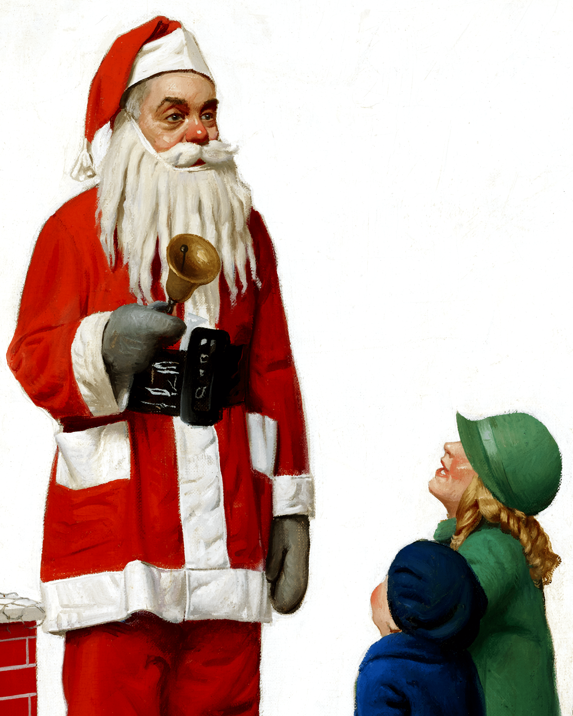 Santa by Leslie Thrasher