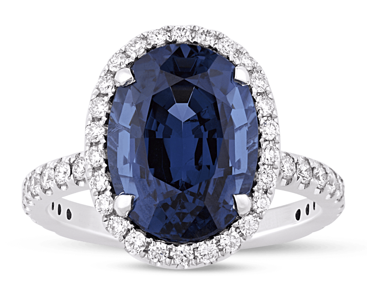 Color-Change Spinel Ring, 5.97 Carats