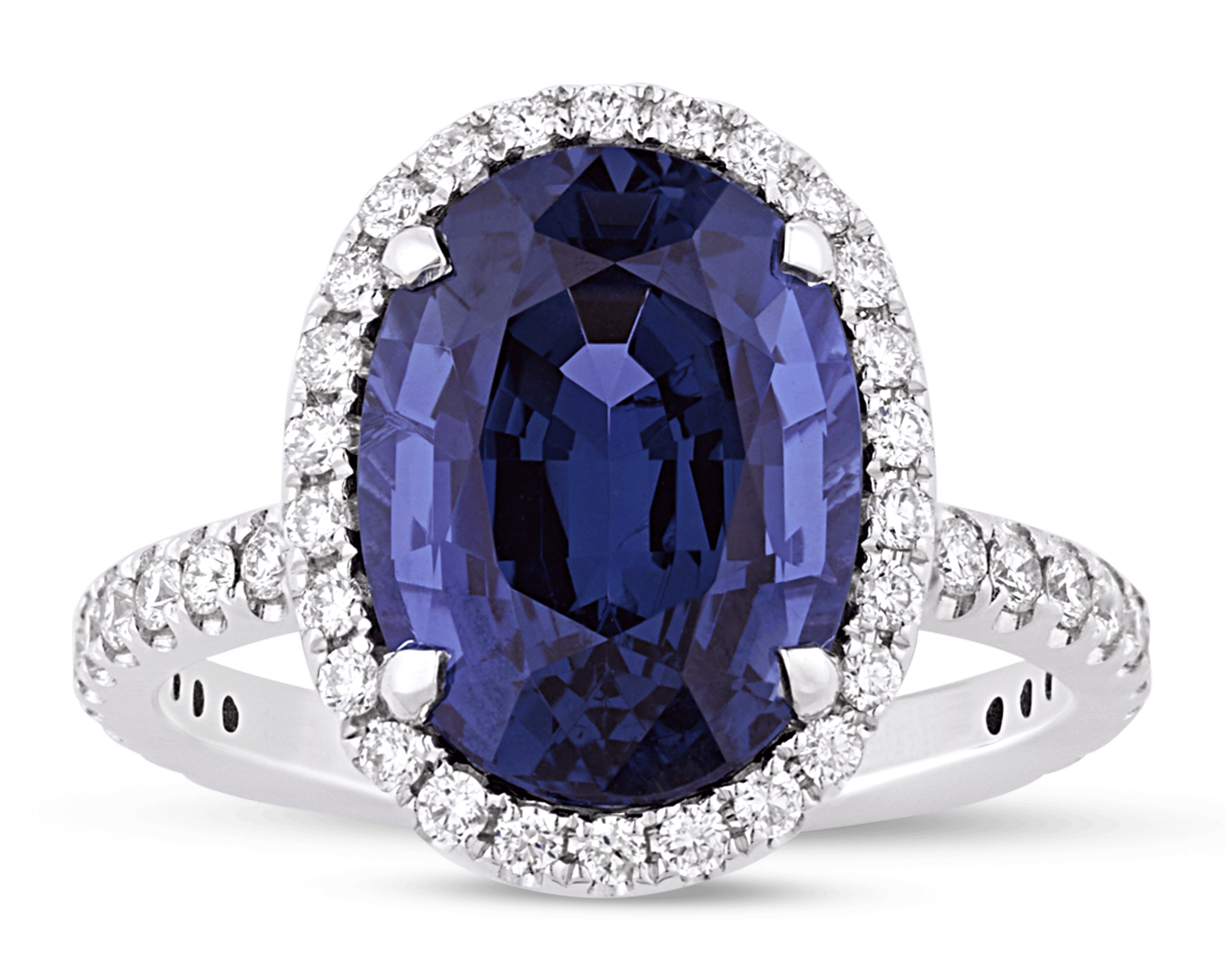 Color-Change Spinel Ring, 5.97 Carats