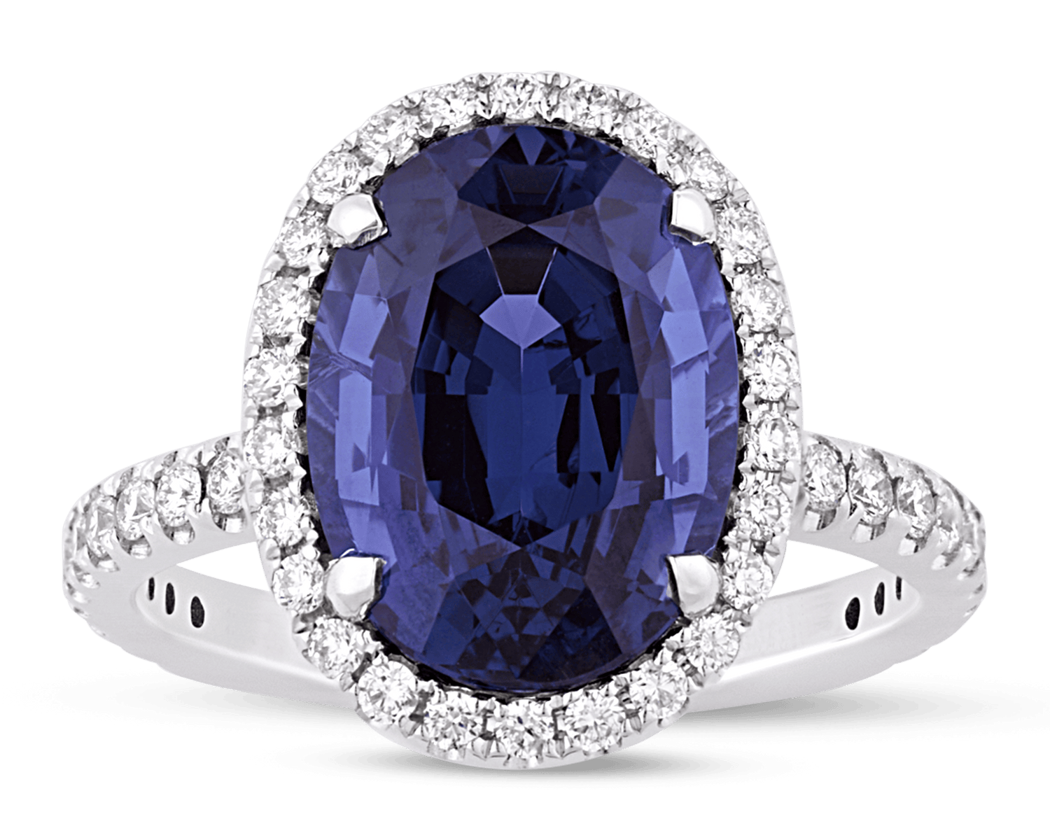 Color-Change Spinel Ring, 5.97 Carats