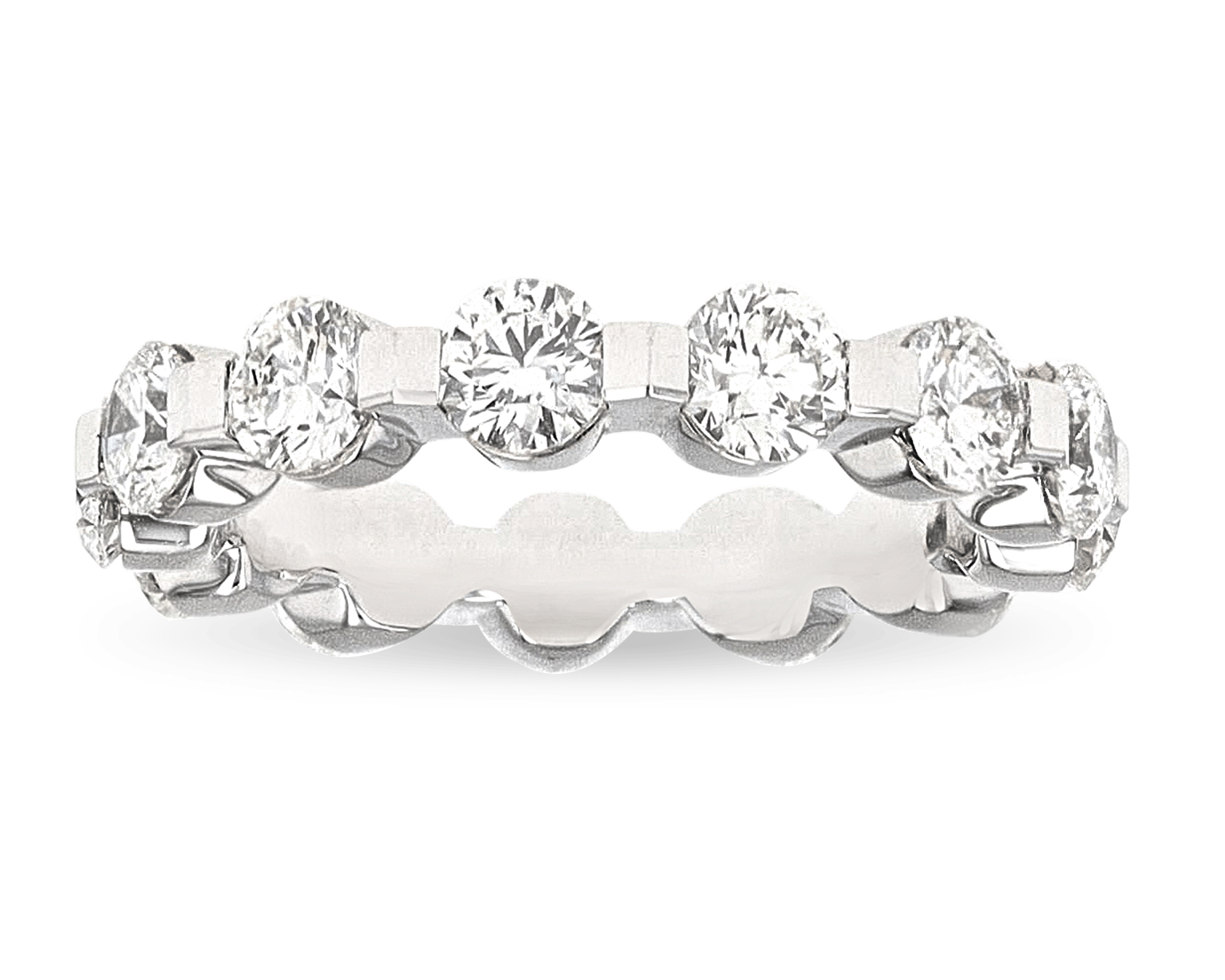 Floating Prong Eternity Band, 3.20 Carats