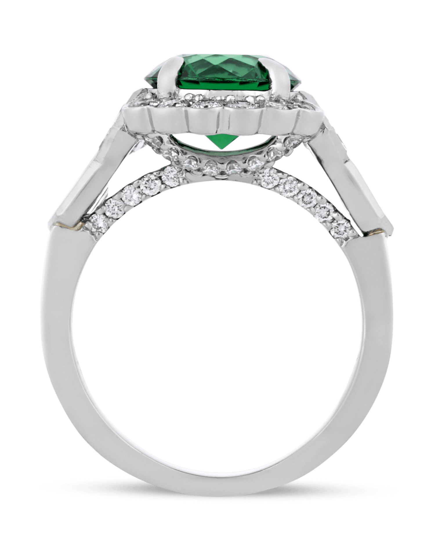 Untreated Tsavorite Garnet Ring, 3.03 Carats