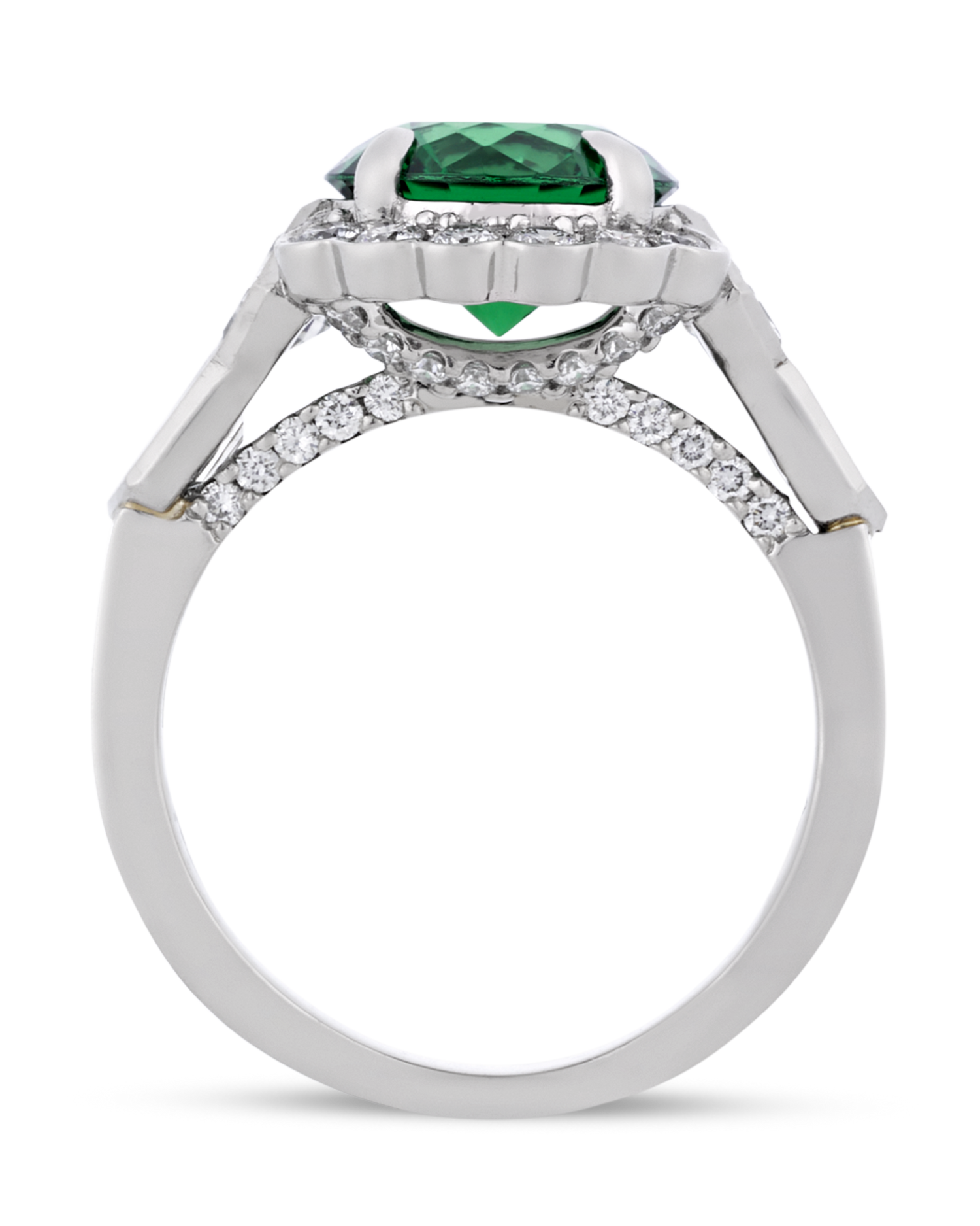 Untreated Tsavorite Garnet Ring, 3.03 Carats