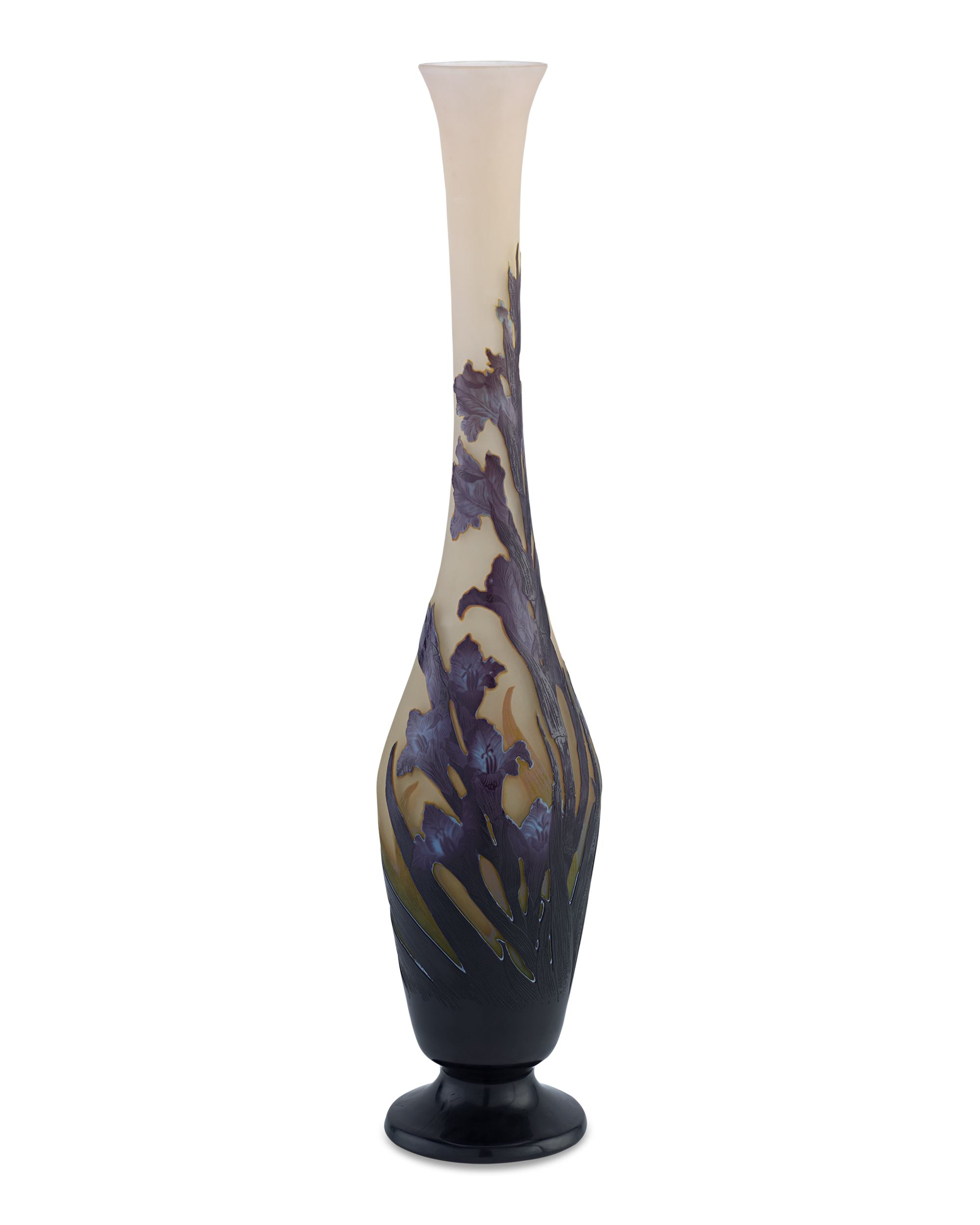 Cameo Glass Vase by Émile Gallé