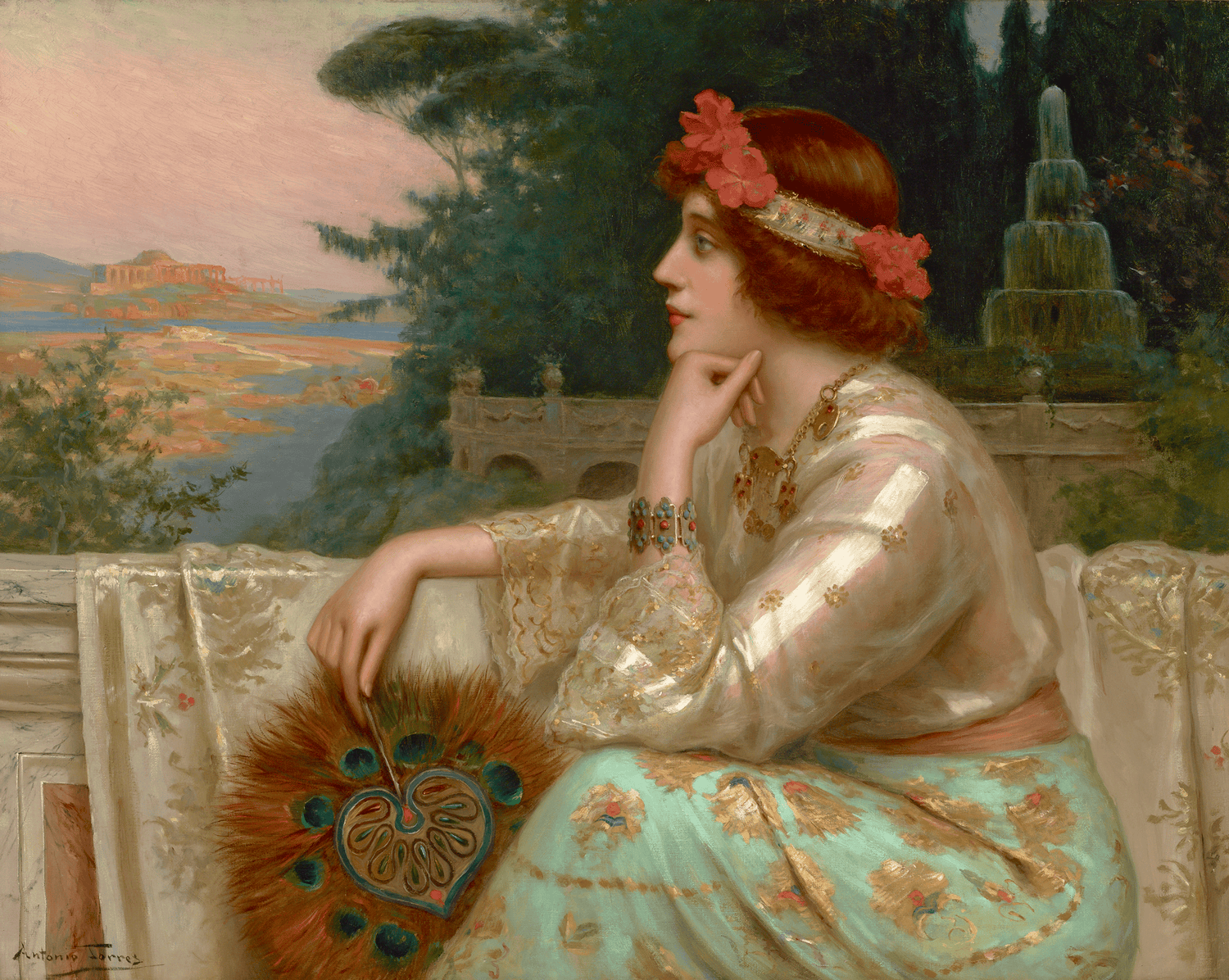 On the Terrace by Antonio Torres Fuster