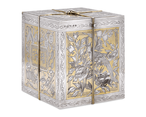 Elkington Silver Tea Caddy