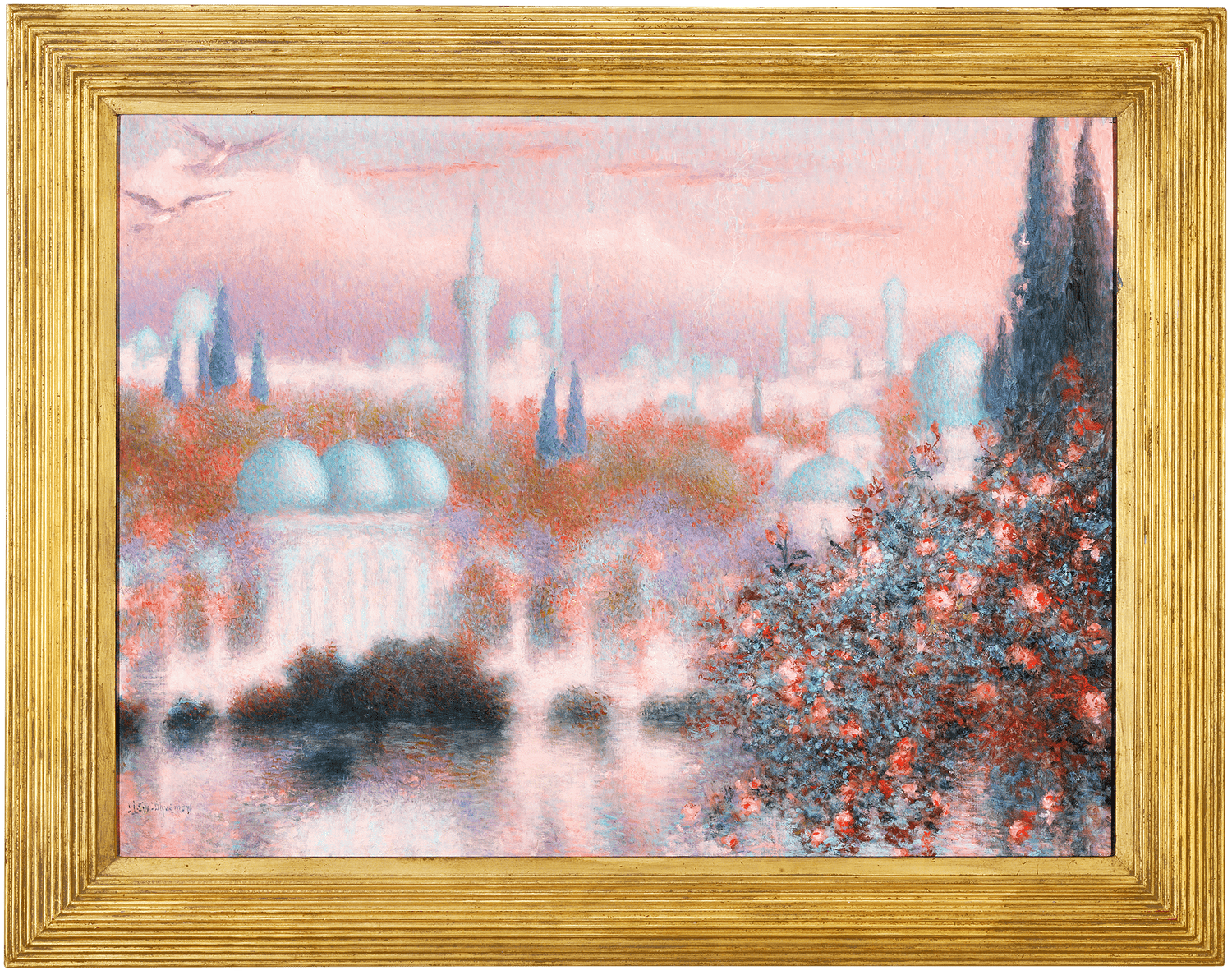 Les roses d'Ispahan by Lucien Lévy-Dhurmer