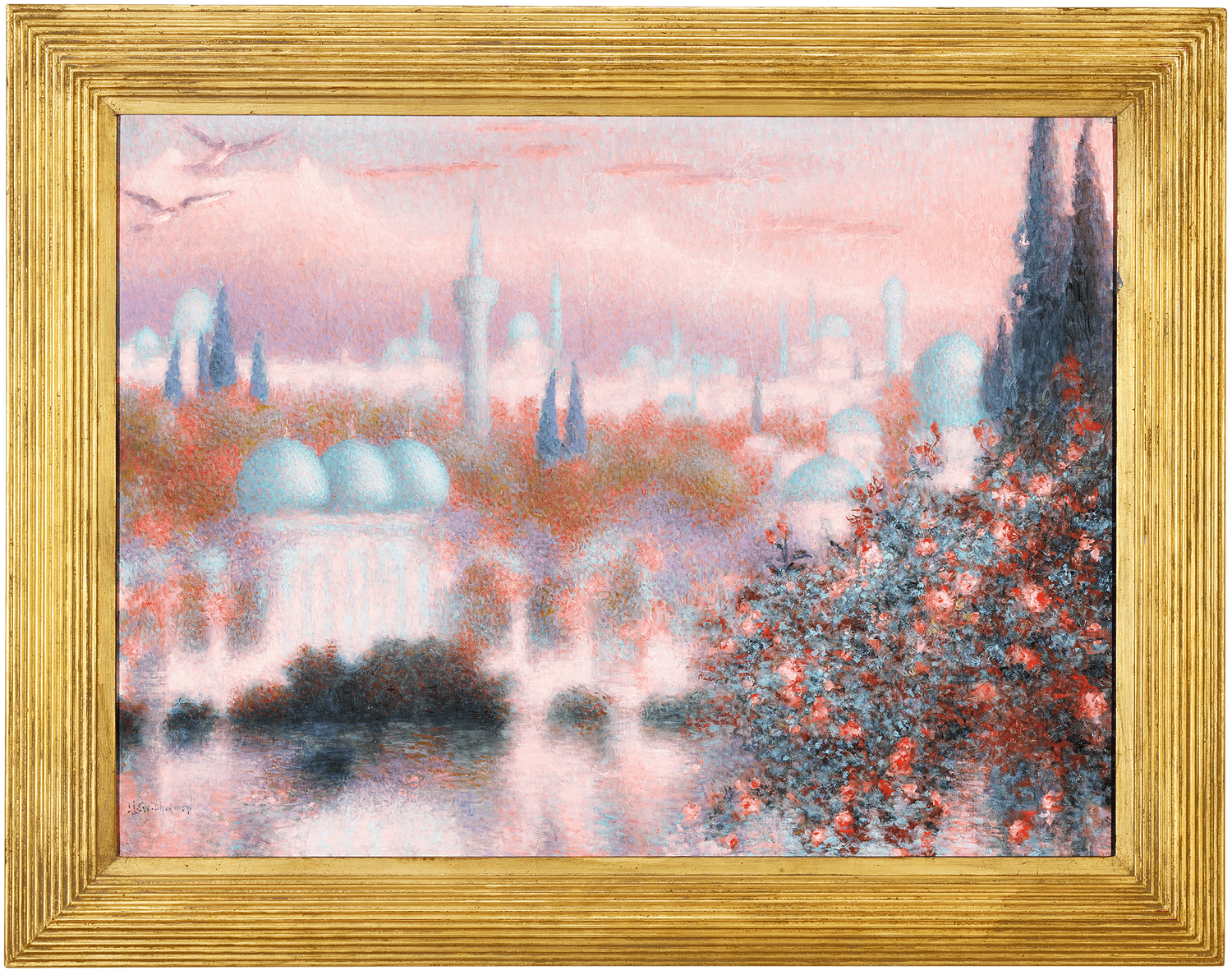 Les roses d'Ispahan by Lucien Lévy-Dhurmer
