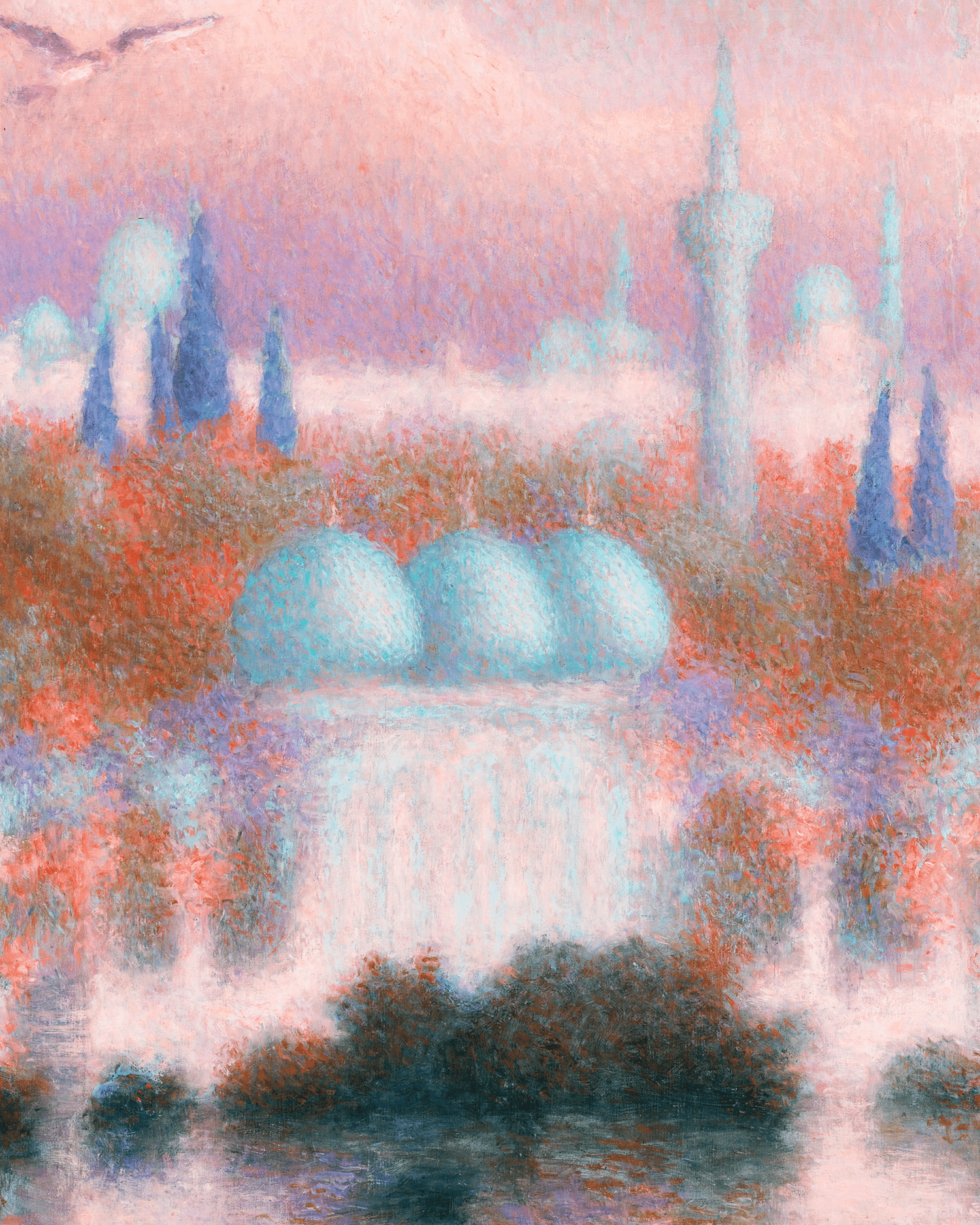 Les roses d'Ispahan by Lucien Lévy-Dhurmer