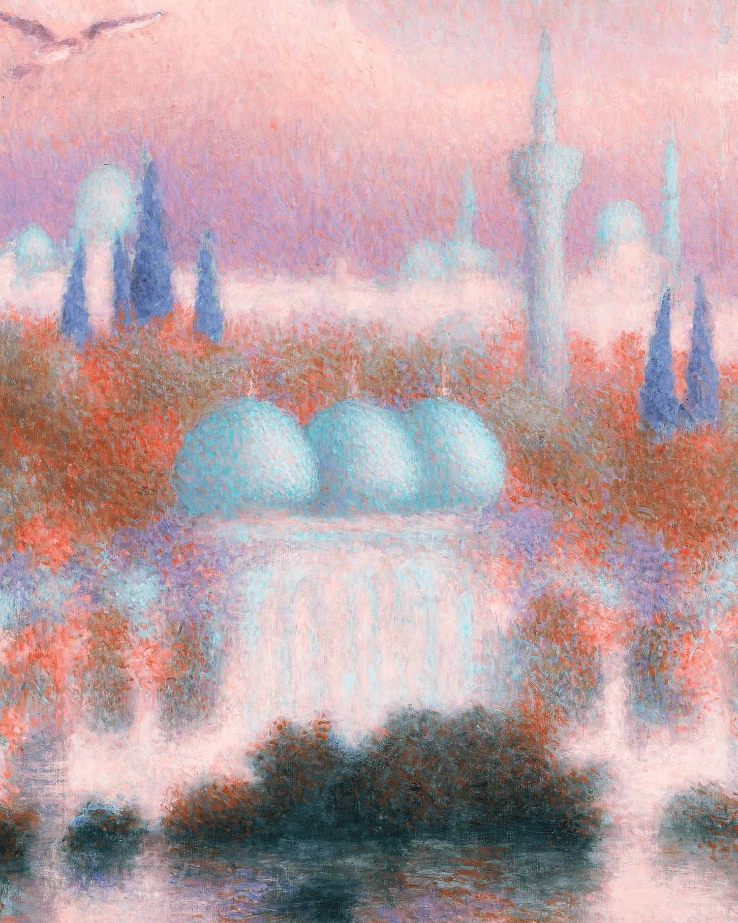 Les roses d'Ispahan by Lucien Lévy-Dhurmer