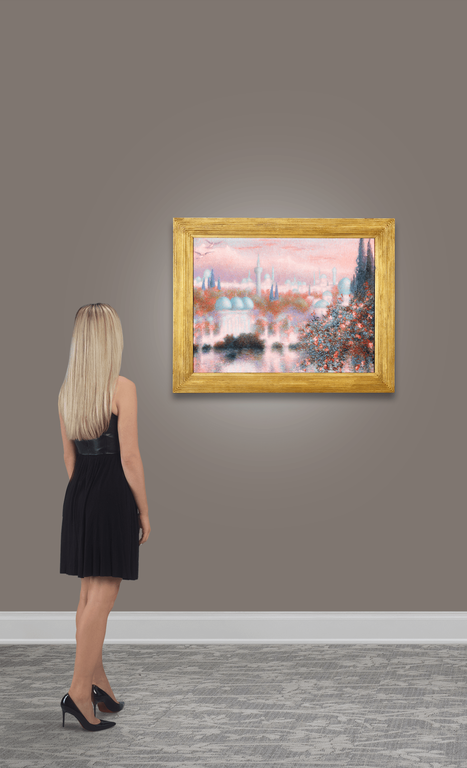 Les roses d'Ispahan by Lucien Lévy-Dhurmer