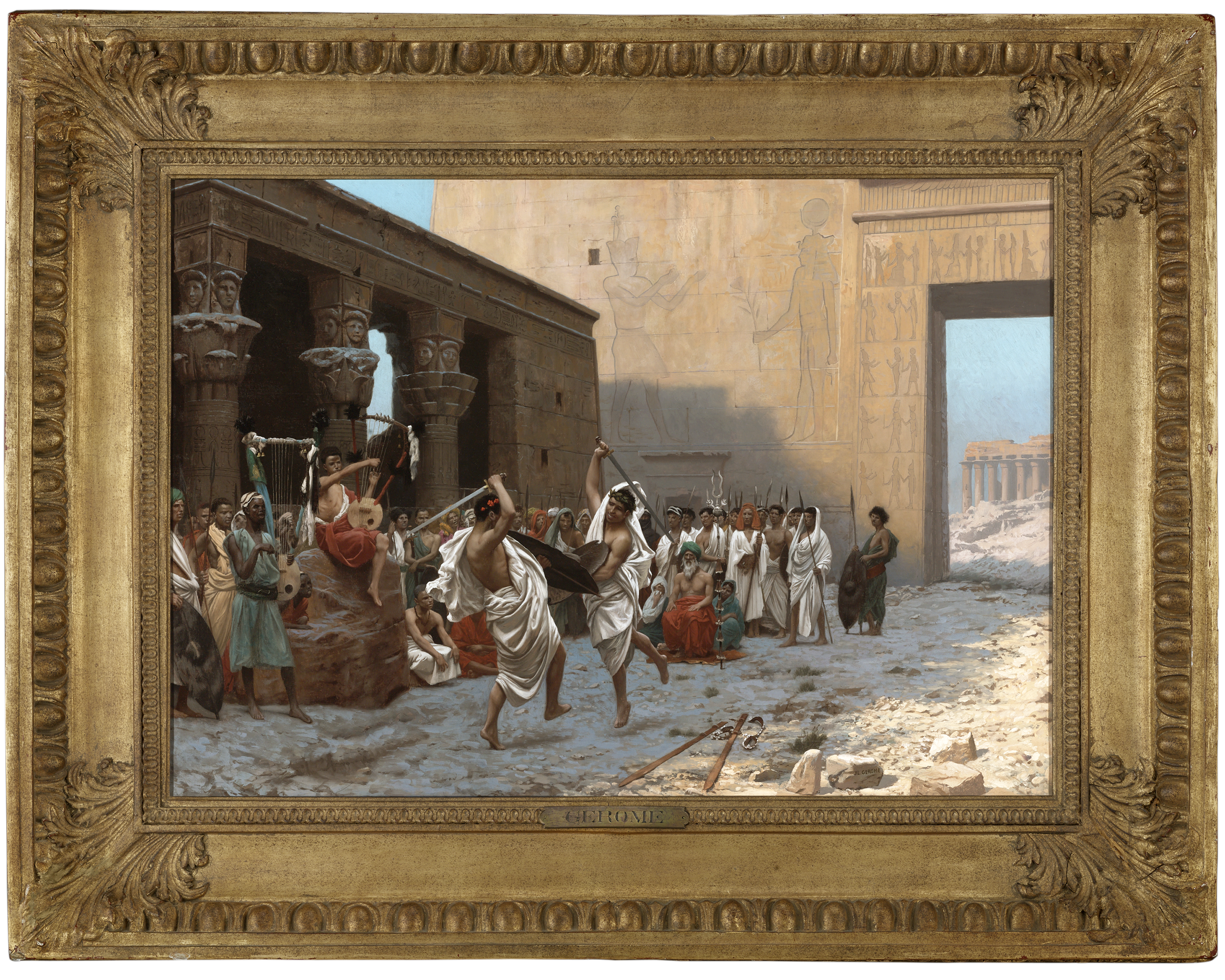 La danse pyrrhique by Jean-Léon Gérôme