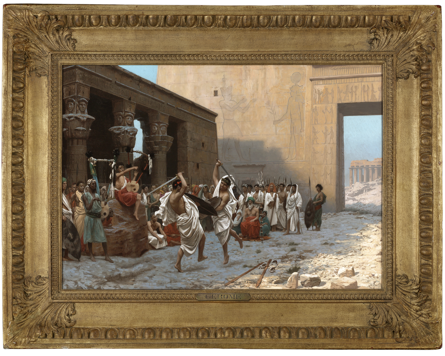 La danse pyrrhique by Jean-Léon Gérôme