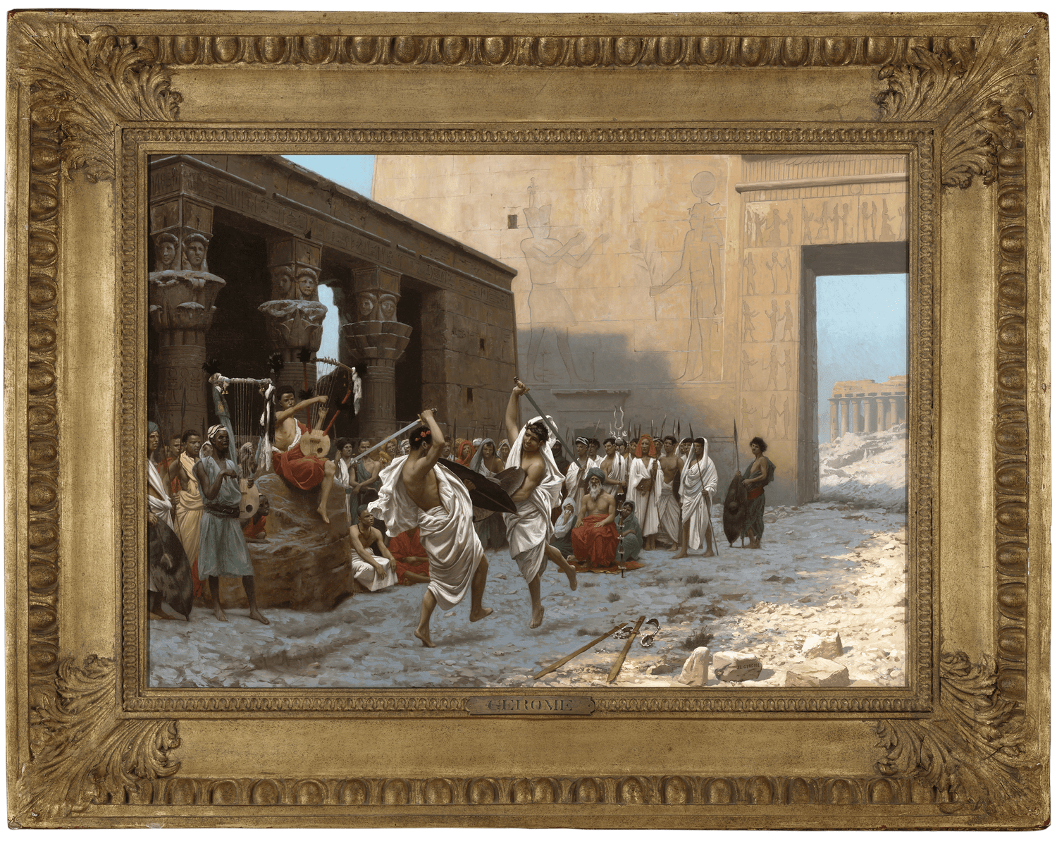 La danse pyrrhique by Jean-Léon Gérôme