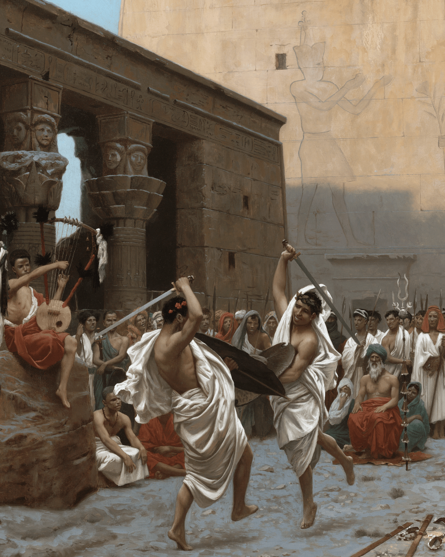 La danse pyrrhique by Jean-Léon Gérôme