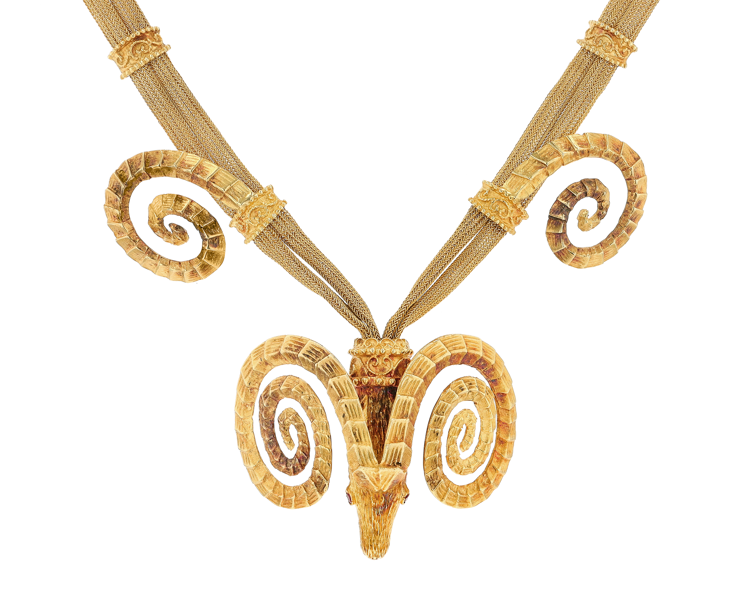 Zolotas Ram's Head Necklace