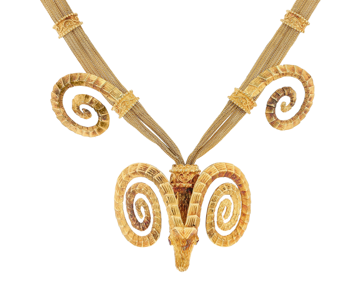 Zolotas Ram's Head Necklace