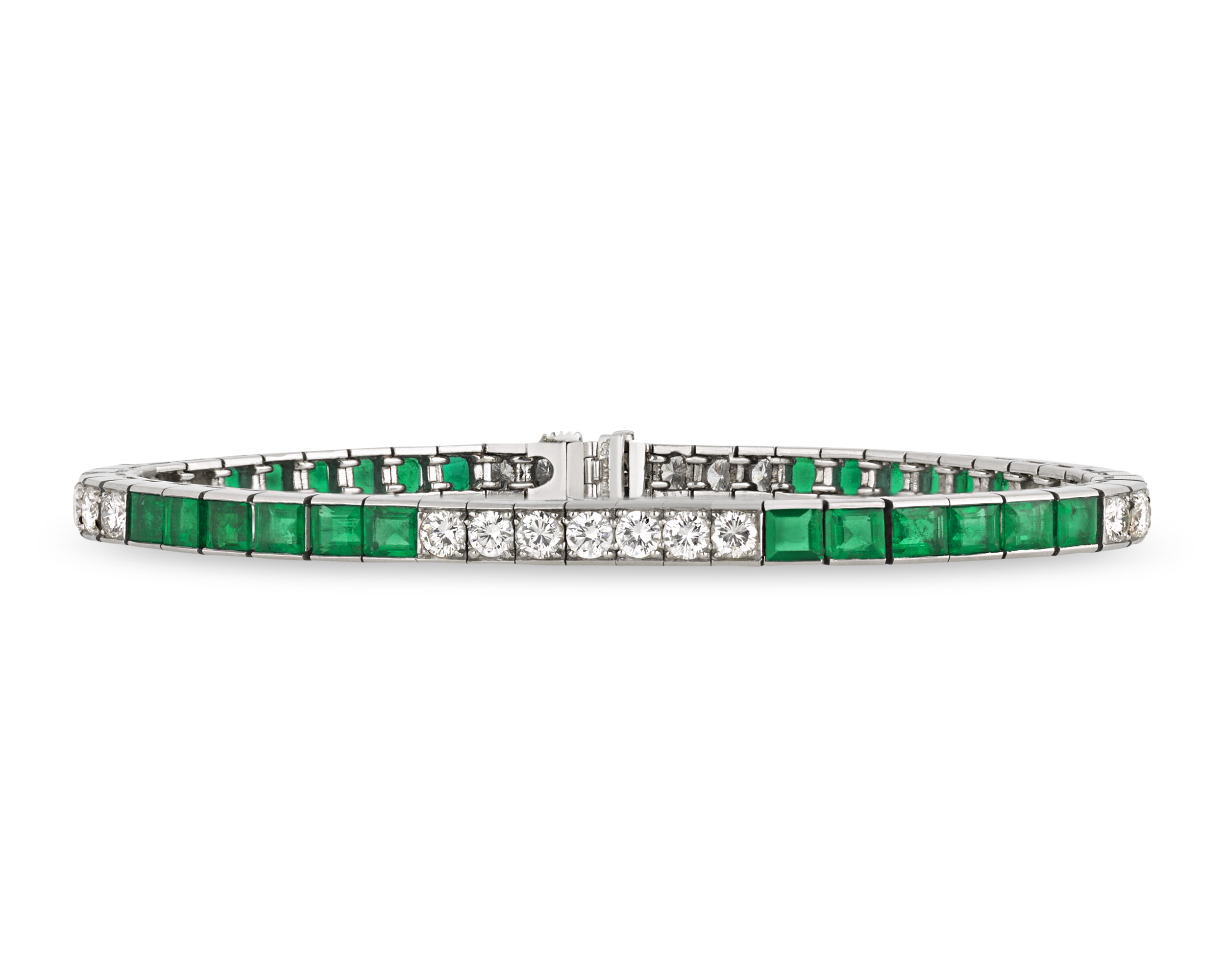 Tiffany & Co. Emerald and Diamond Bracelet