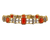 Fire Opal Convertible Choker and Bracelet