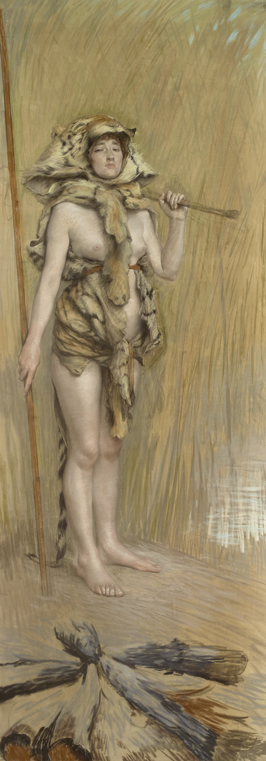 Femme préhistorique by James Tissot
