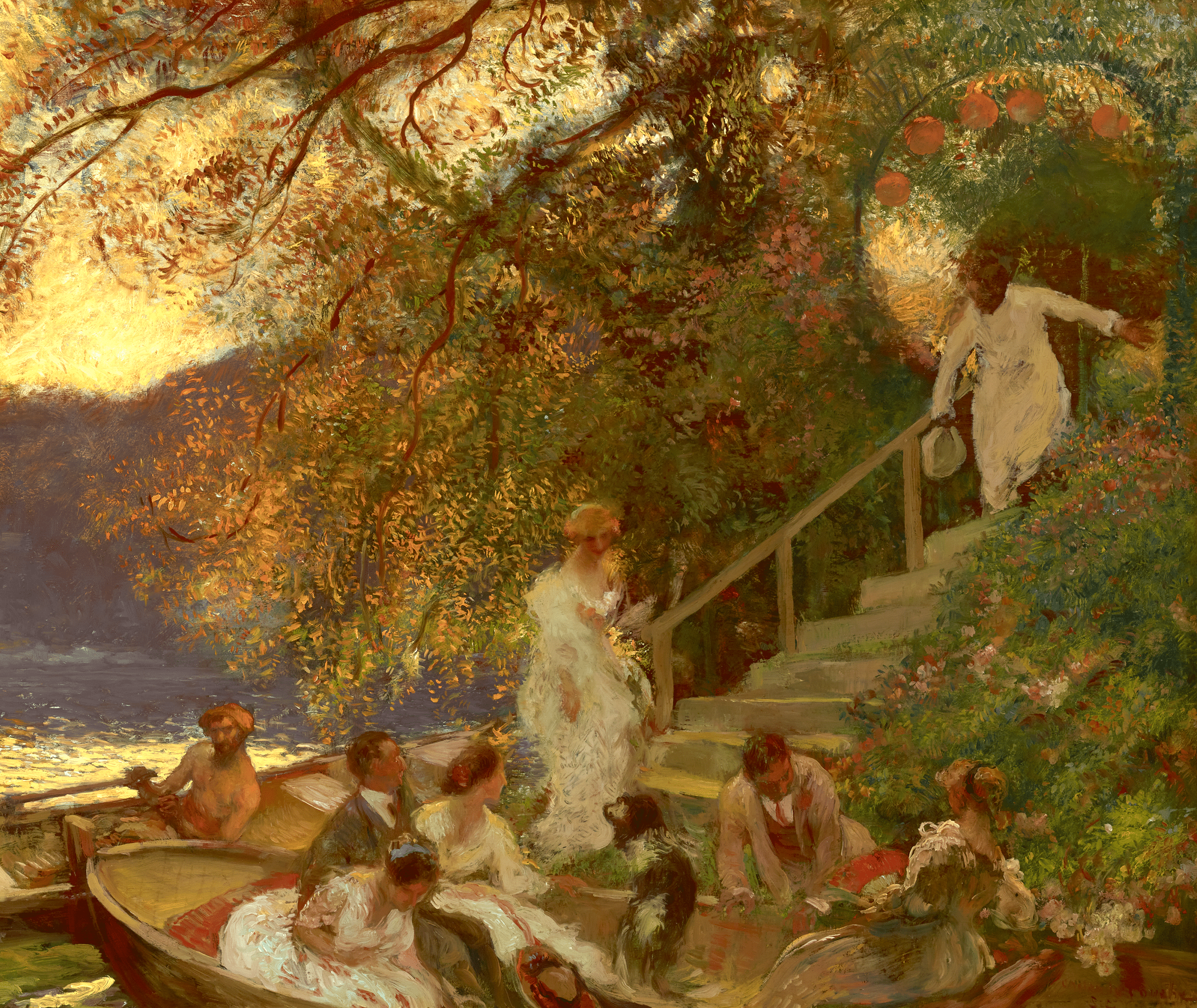 L’embarquement by Gaston La Touche