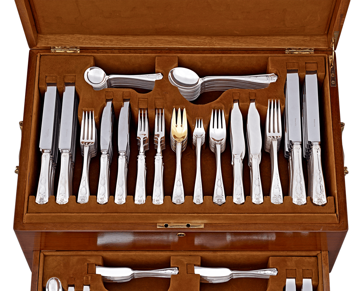 Winthrop Silver Flatware Service by Tiffany & Co.
