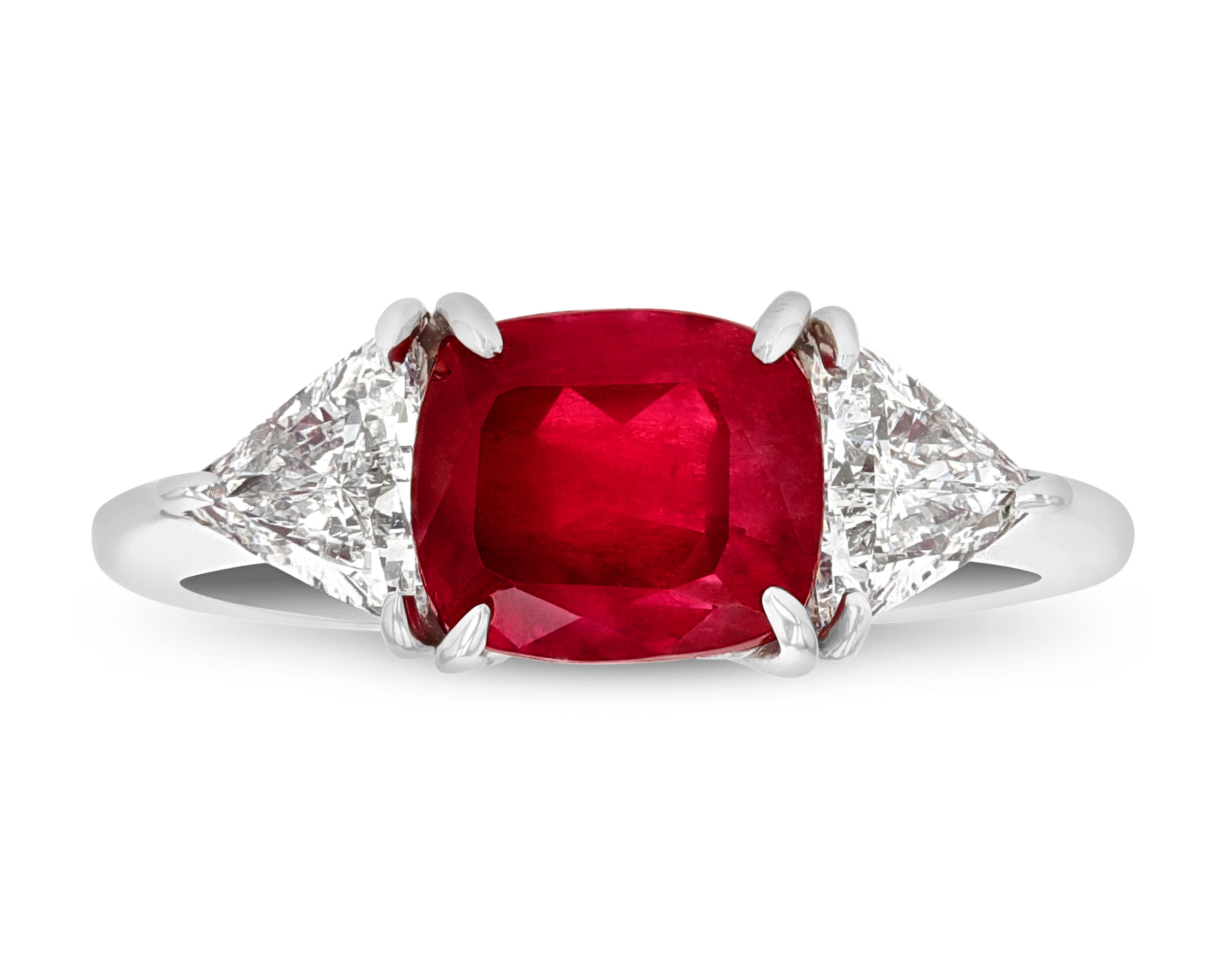 Red Emerald Ring, 2.23 Carats