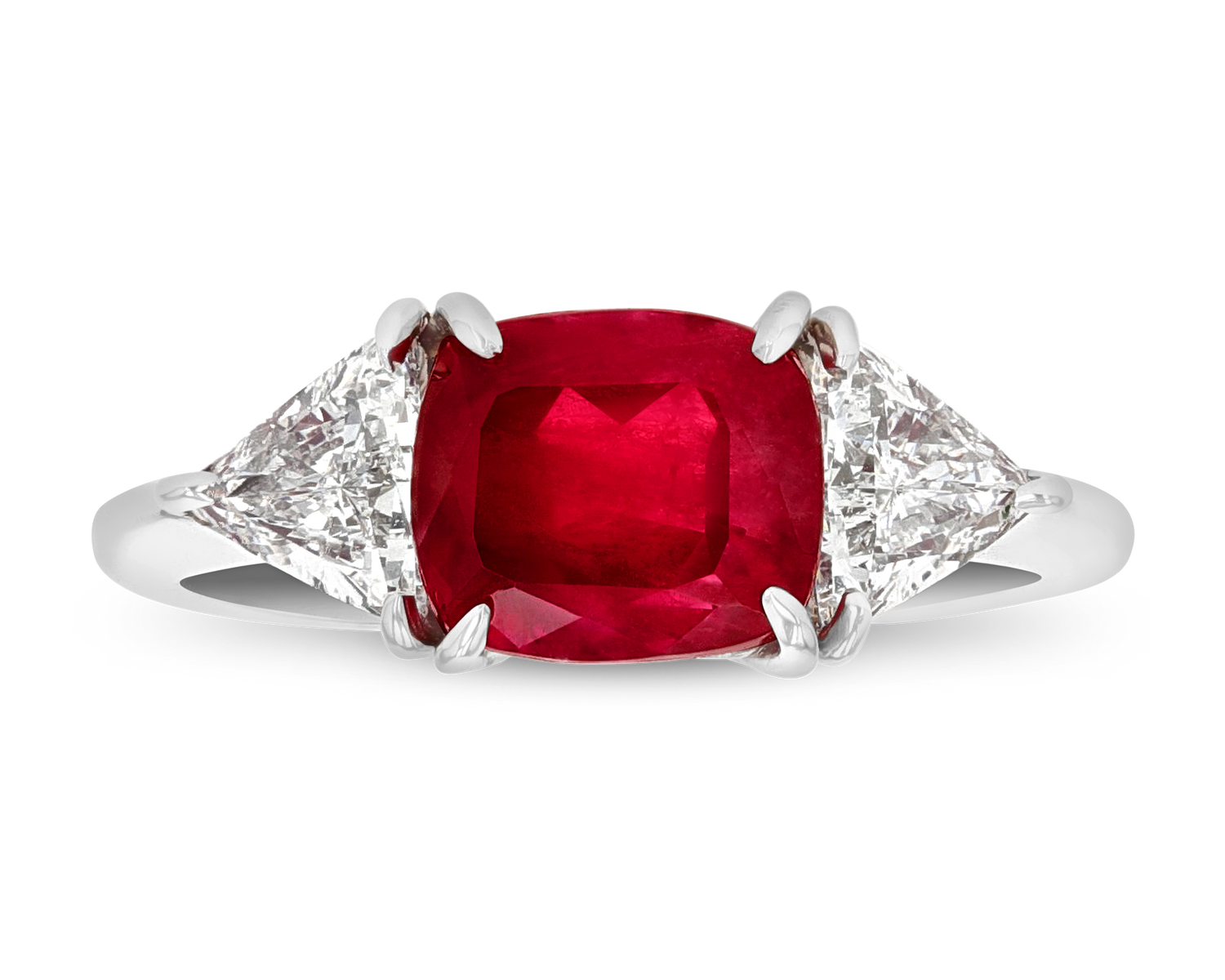 Red Emerald Ring, 2.23 Carats