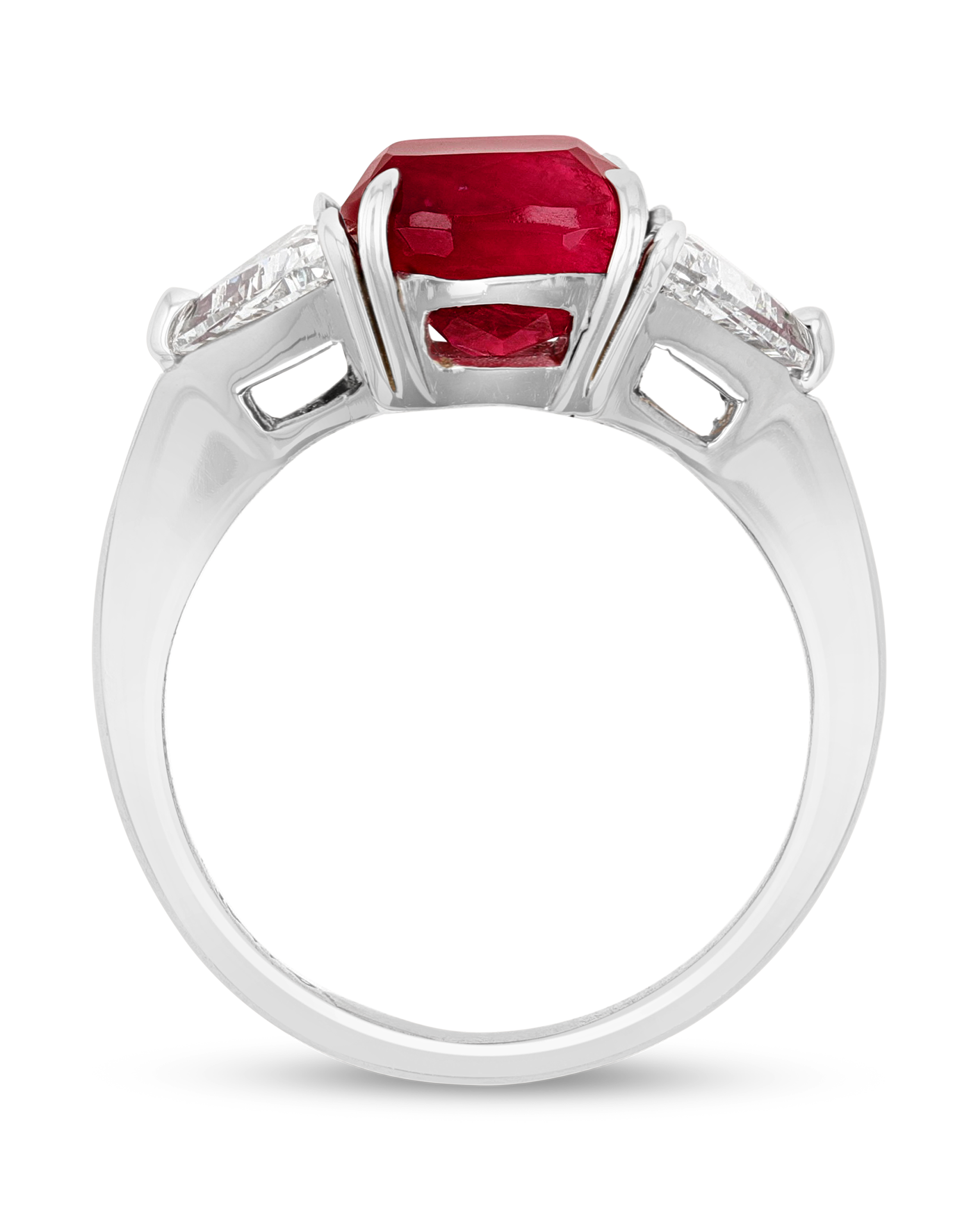 Red Emerald Ring, 2.23 Carats