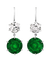 Raymond Yard Demantoid Garnet Earrings, 8.79 Carats