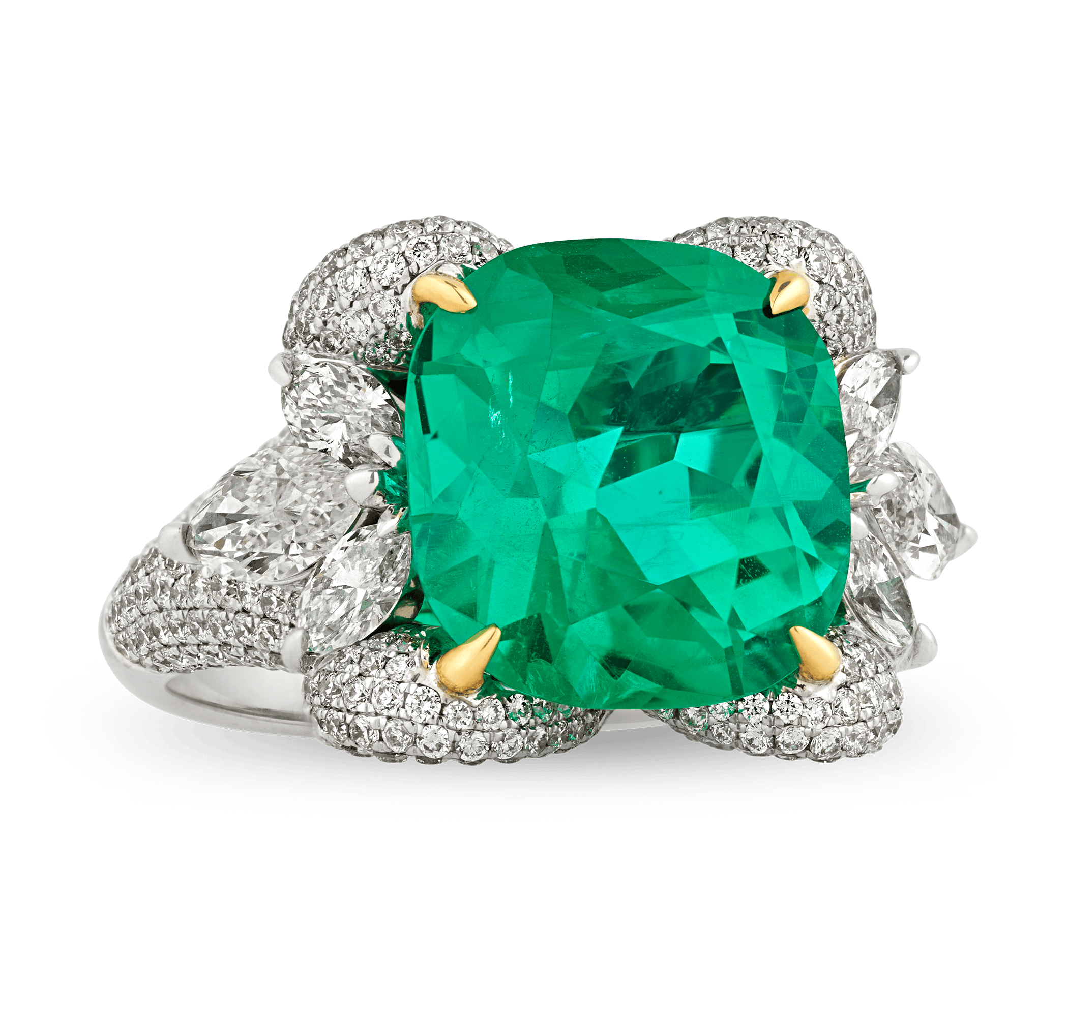 Russian Emerald Ring, 6.29 Carats