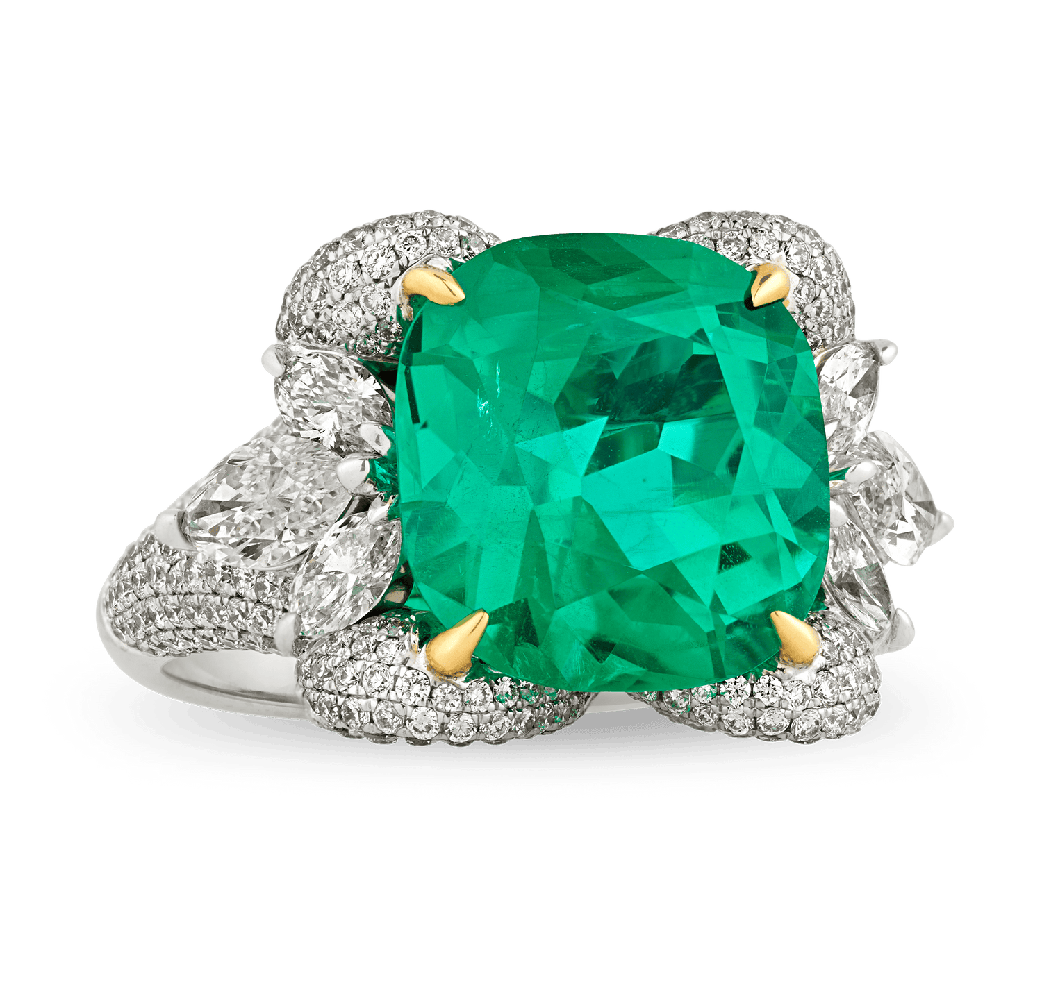 Russian Emerald Ring, 6.29 Carats