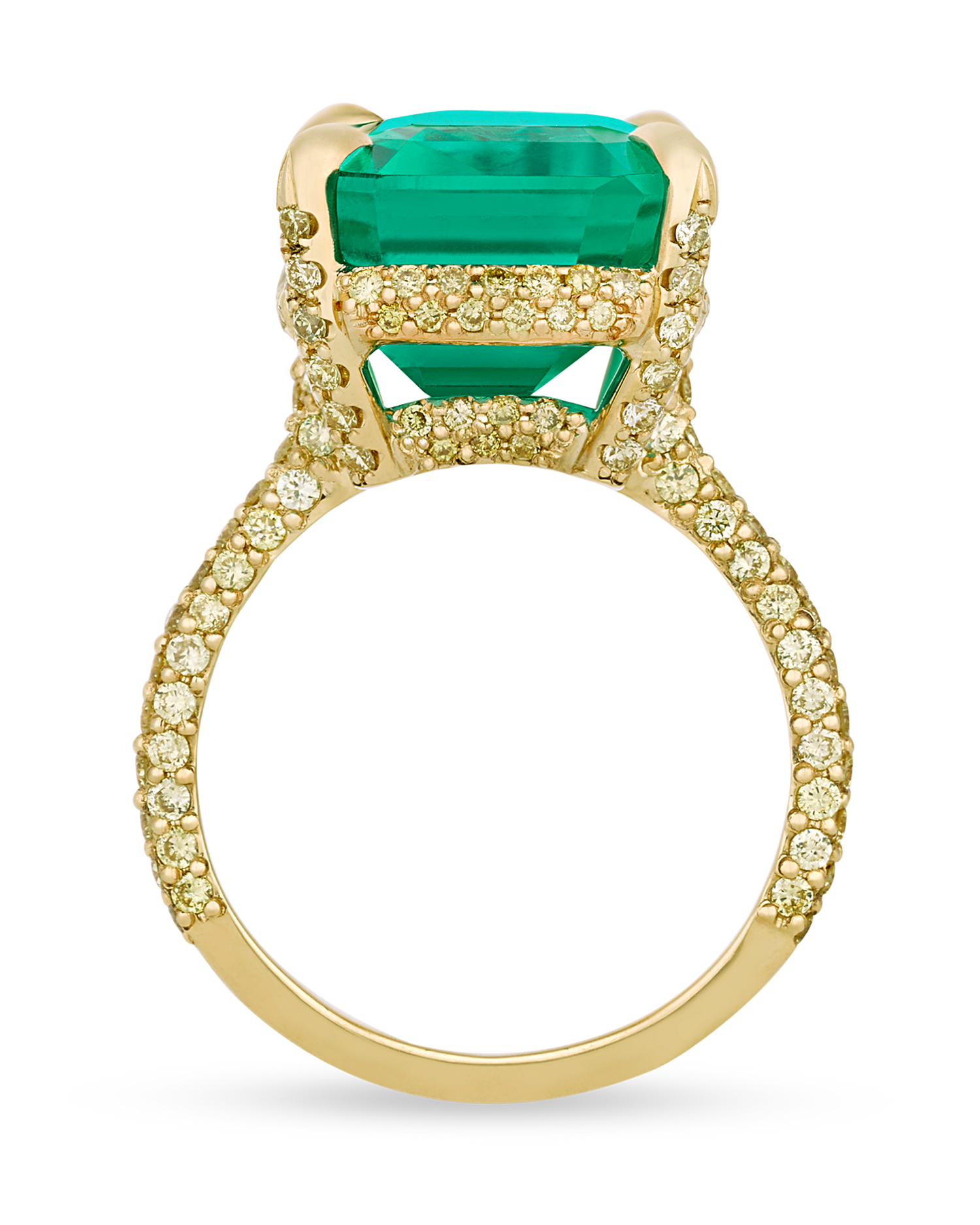 Colombian Emerald Ring, 13.67 Carats