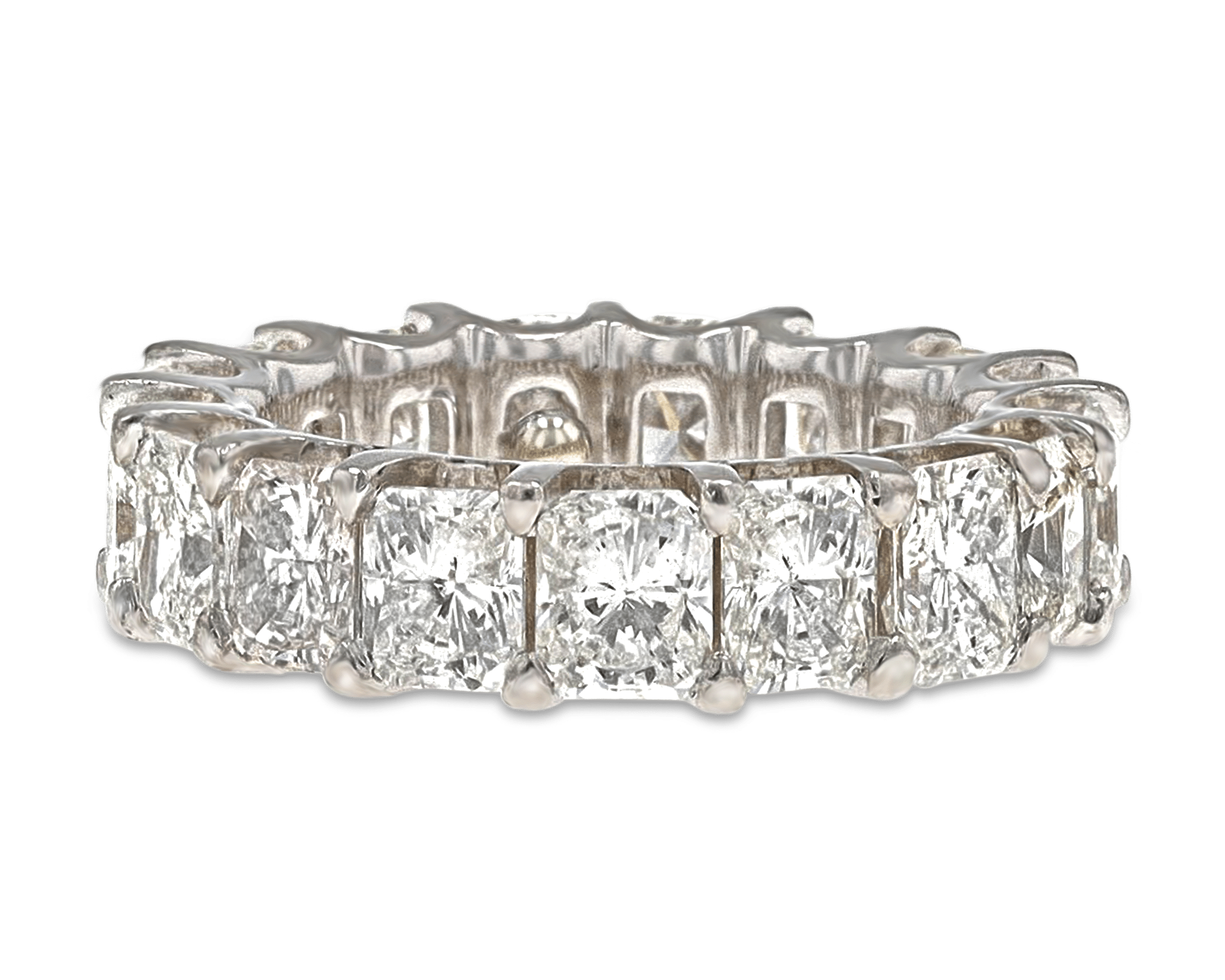 Radiant-Cut Diamond Eternity Band, 8.68 Carats