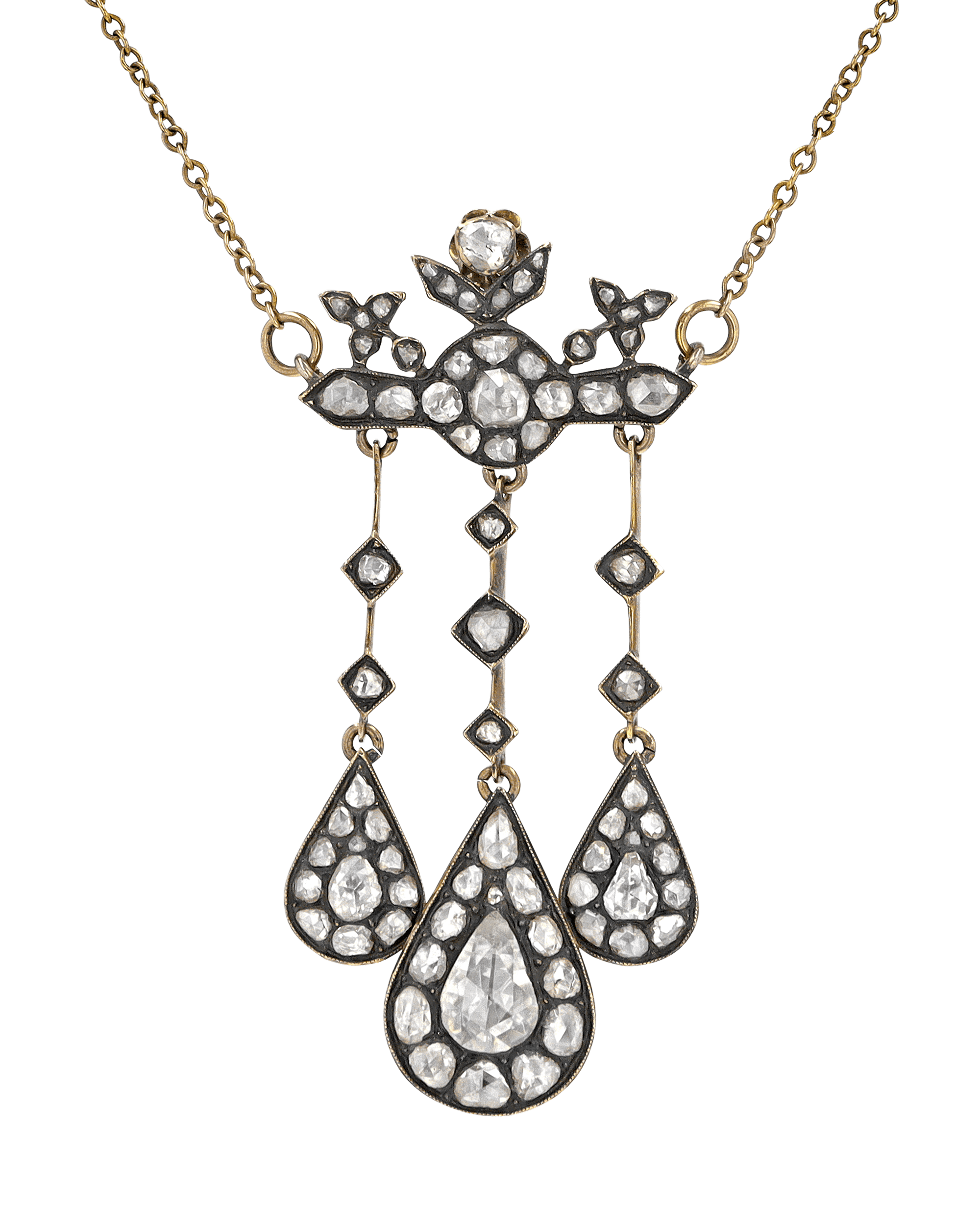 Edwardian-Period Diamond Jewelry Suite, Carats Rau1