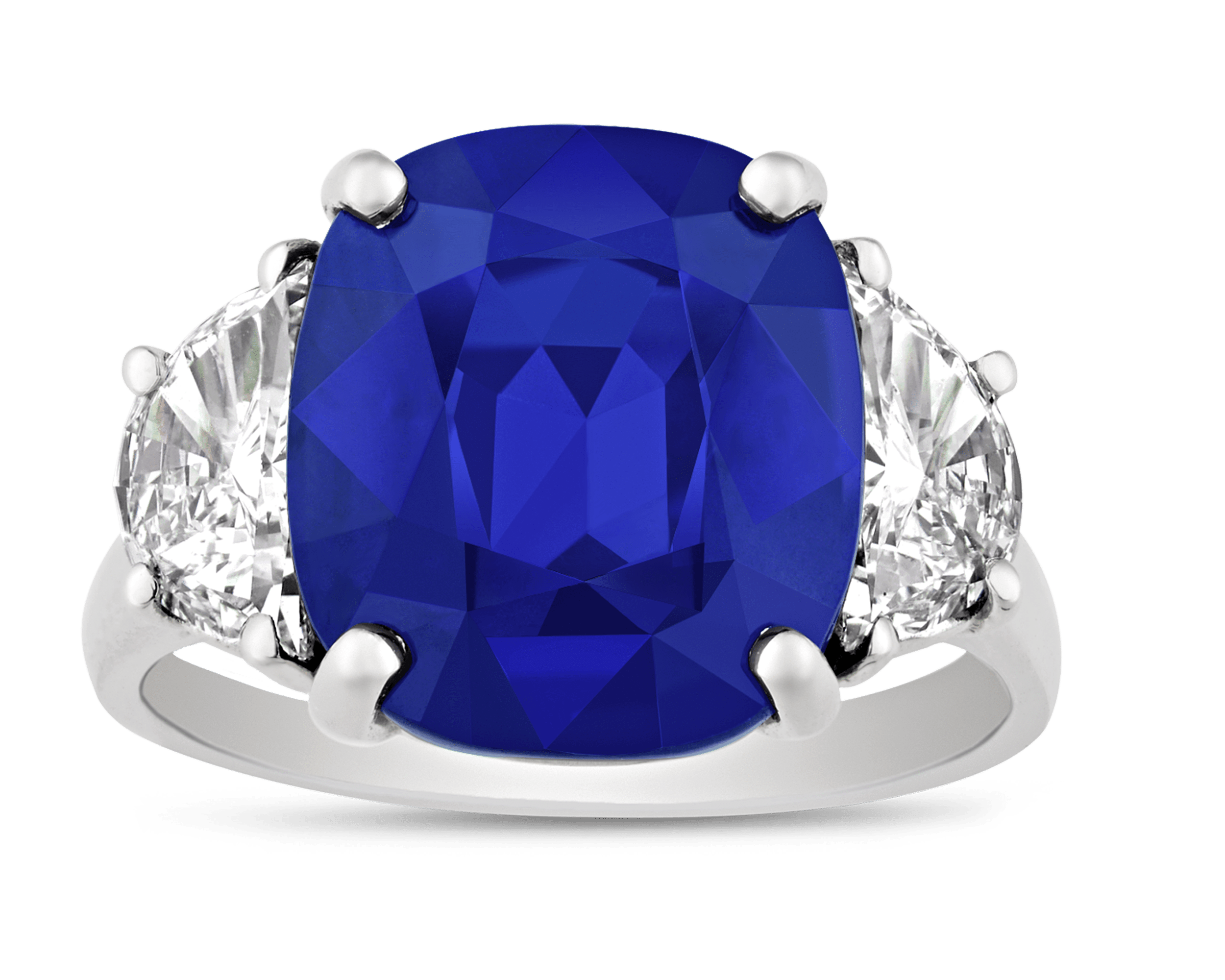 Oscar Heyman Untreated Ceylon Sapphire Ring, 8.53 Carats