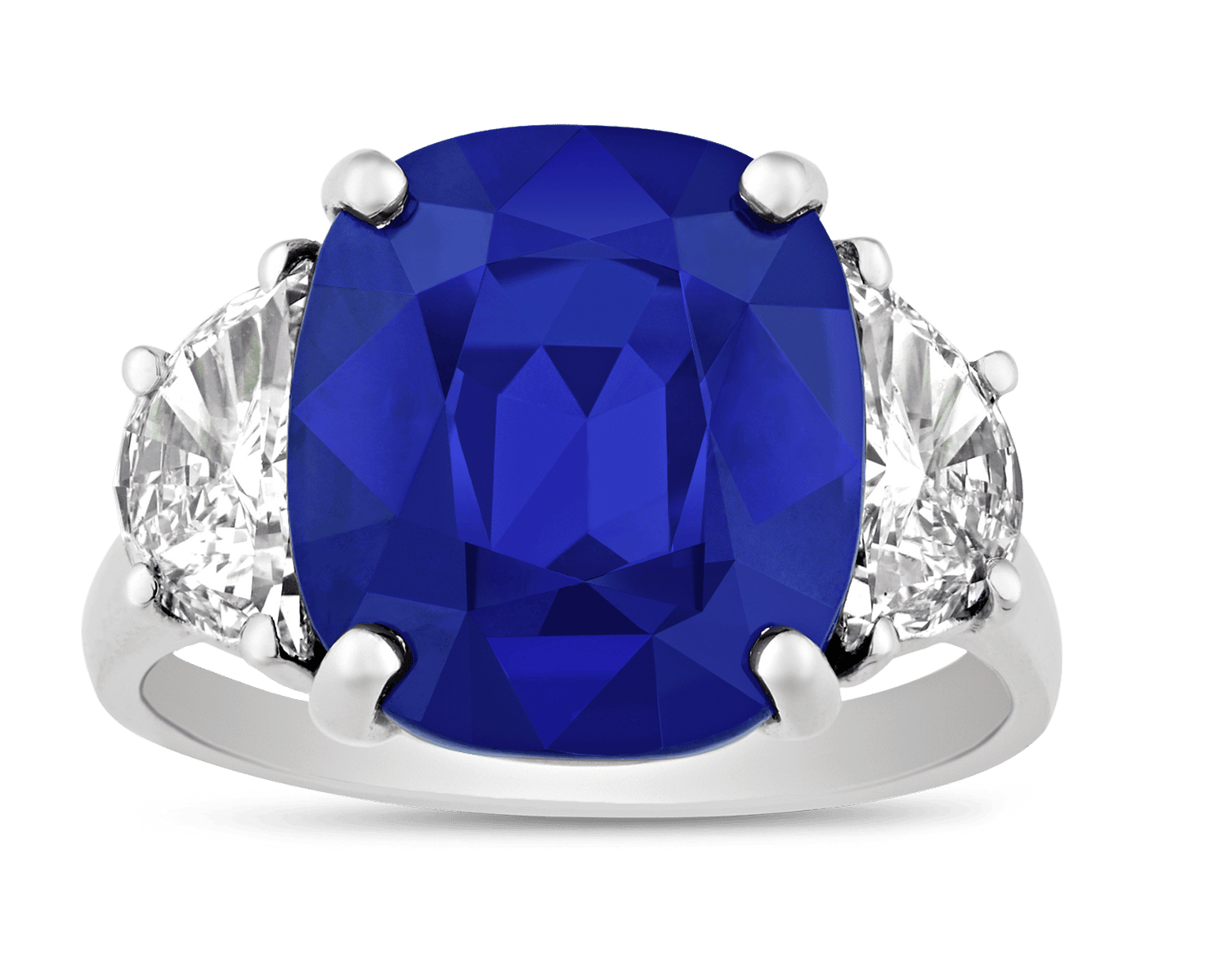 Oscar Heyman Untreated Ceylon Sapphire Ring, 8.53 Carats