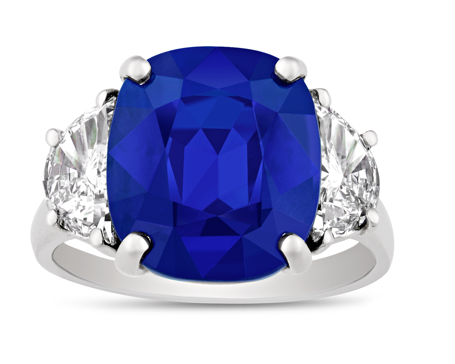 Oscar Heyman Untreated Ceylon Sapphire Ring, 8.53 Carats