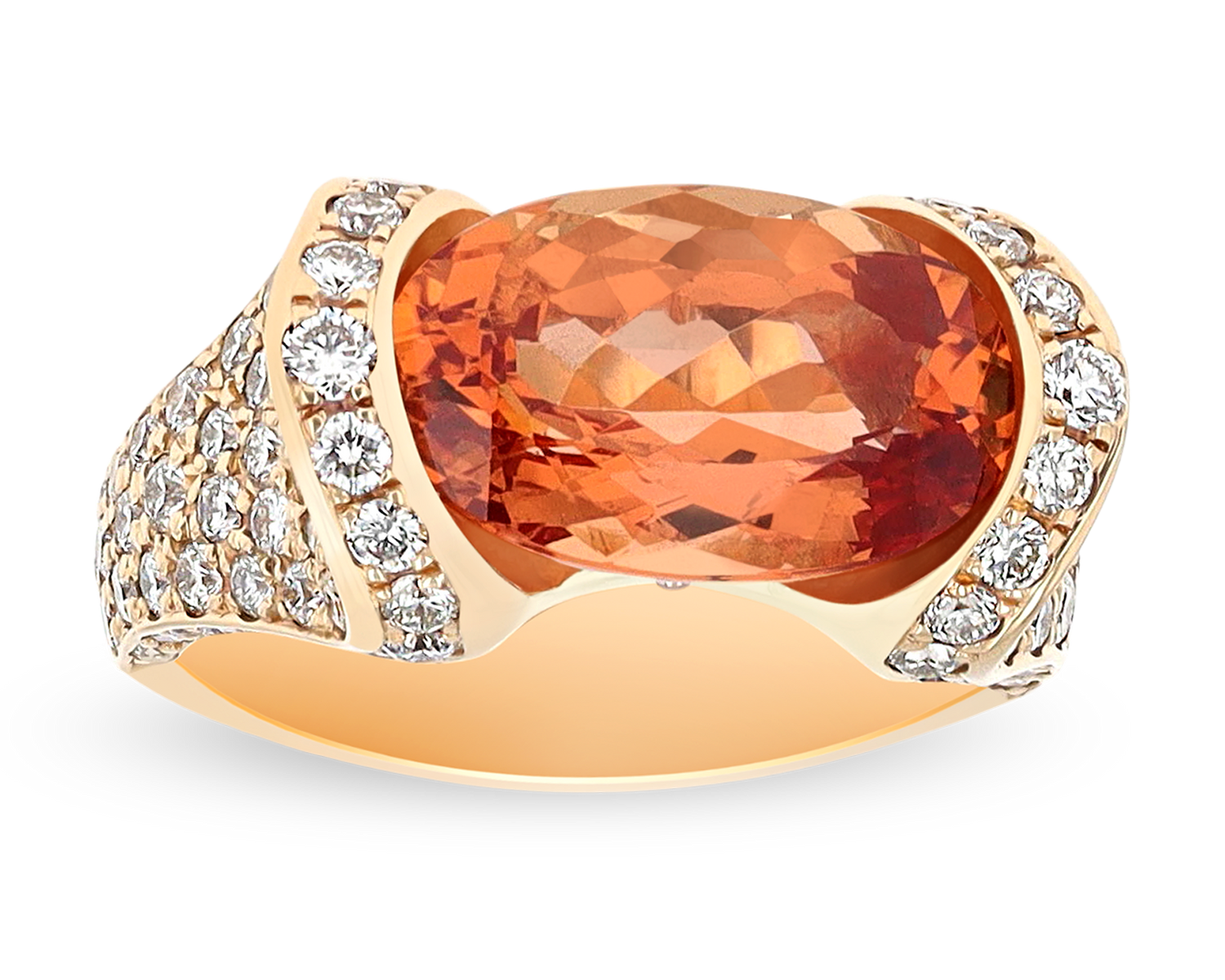 Tamara Comolli Imperial Topaz Ring, 6.43 Carats