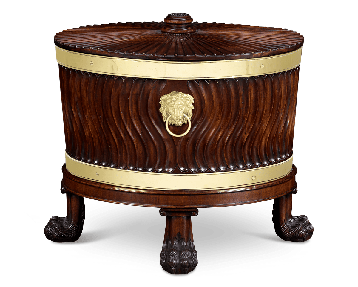 III Mahogany Wine Cellarette Pair M.S. Rau