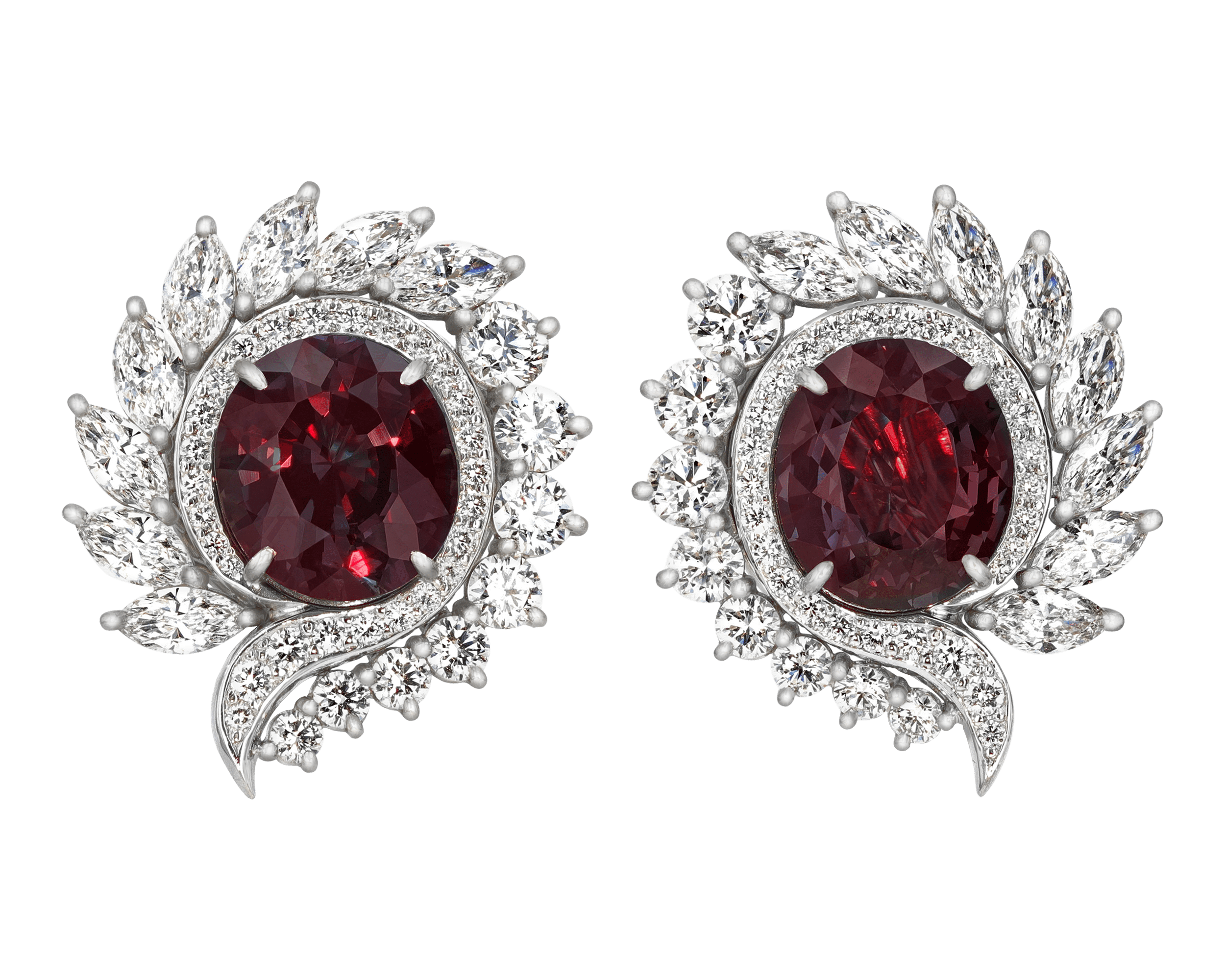 Brazilian Alexandrite Earrings, 11.43 Carats