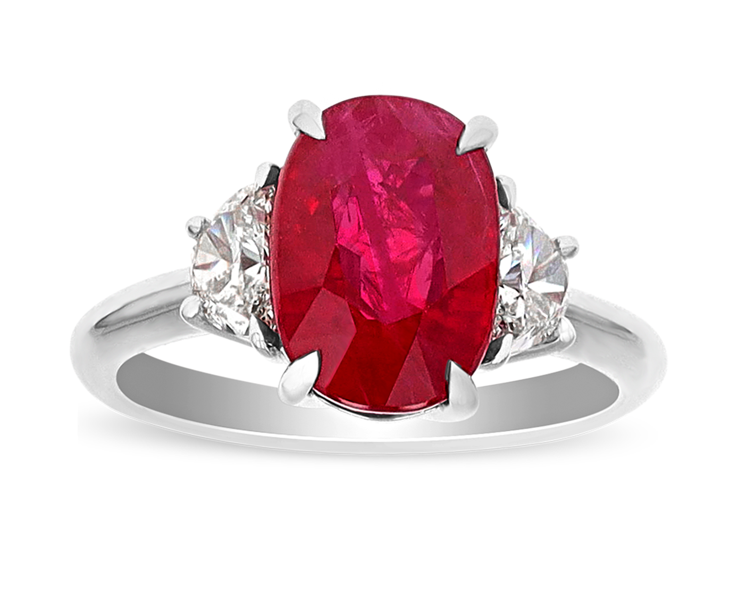 Burma Ruby Ring, 4.39 Carats