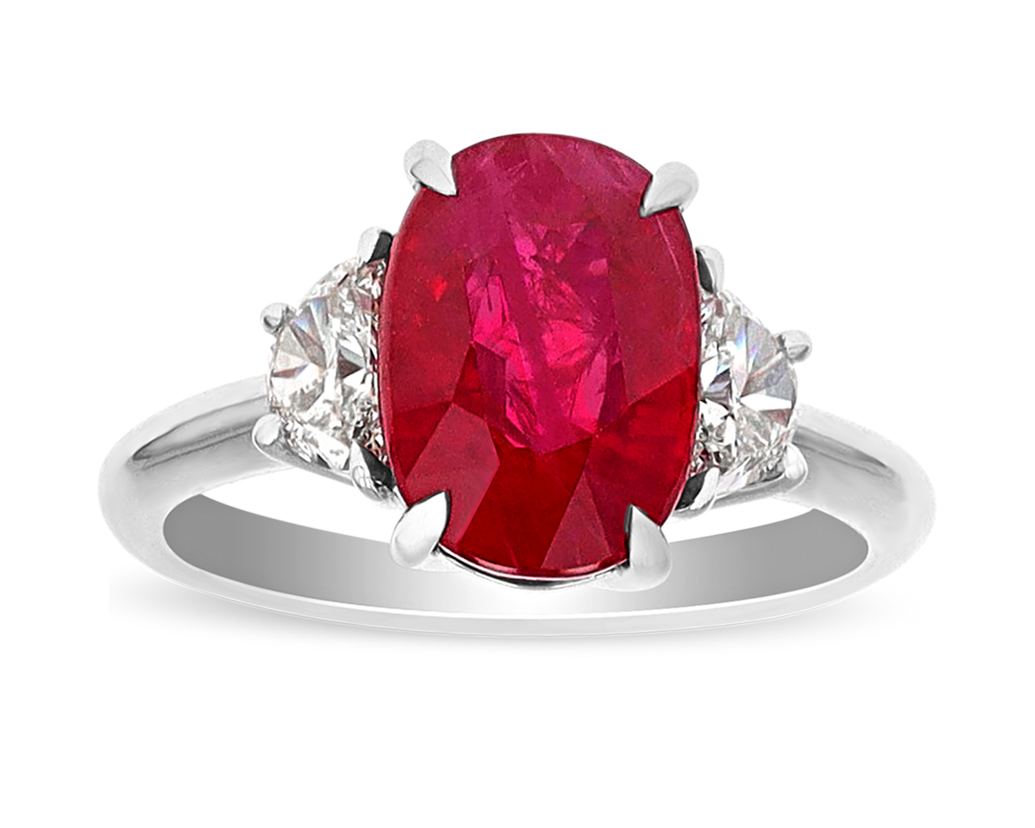 Burma Ruby Ring, 4.39 Carats